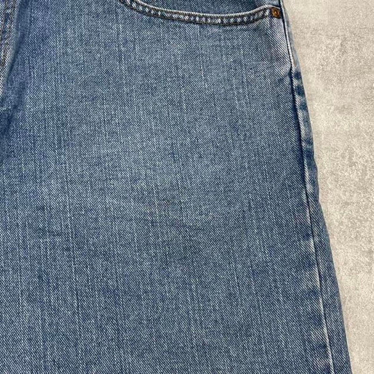 Mens blue Lee denim jorts W38