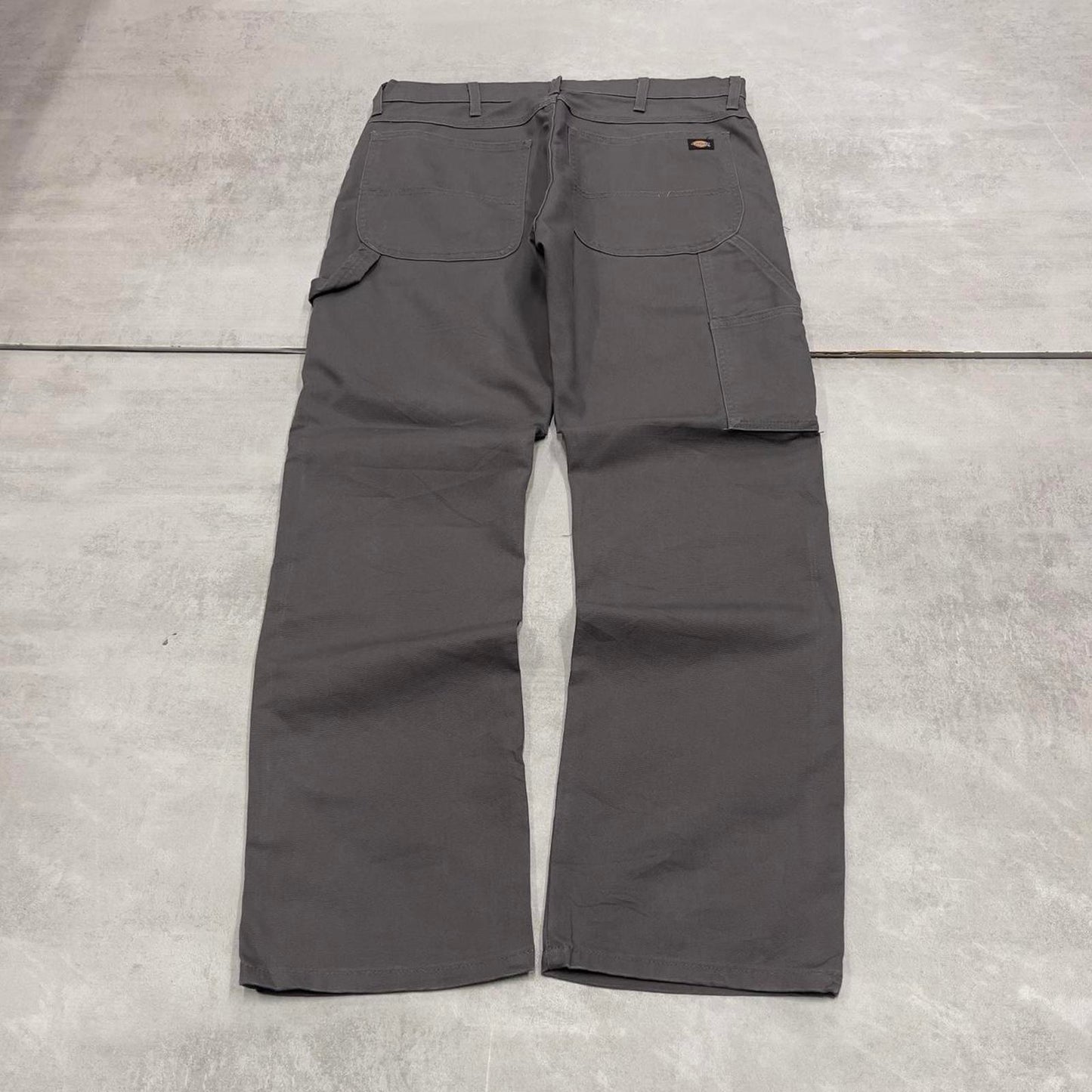 Loose Dickies carpenter jeans W34L31 90s skate style grey canvasy cargos