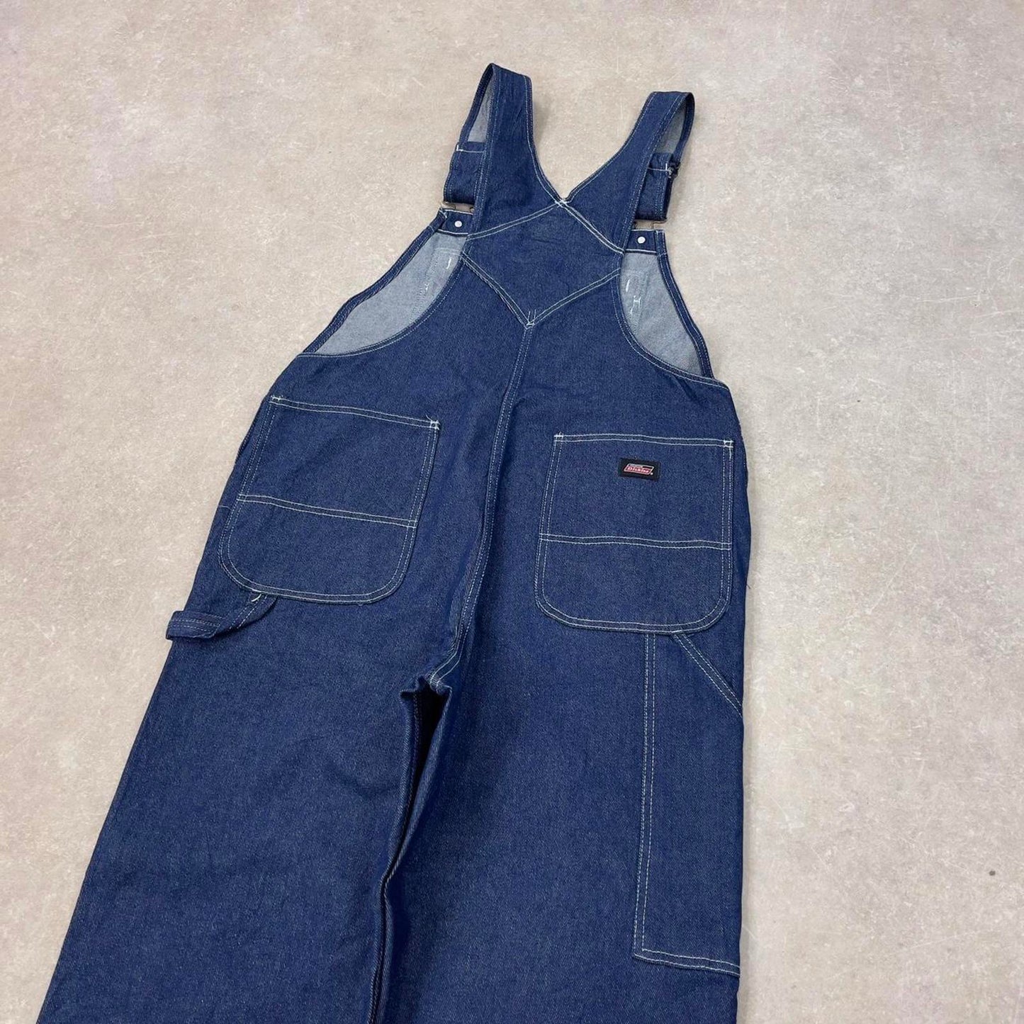 Dickies dungarees W38 L33 USA blue mens denim overalls