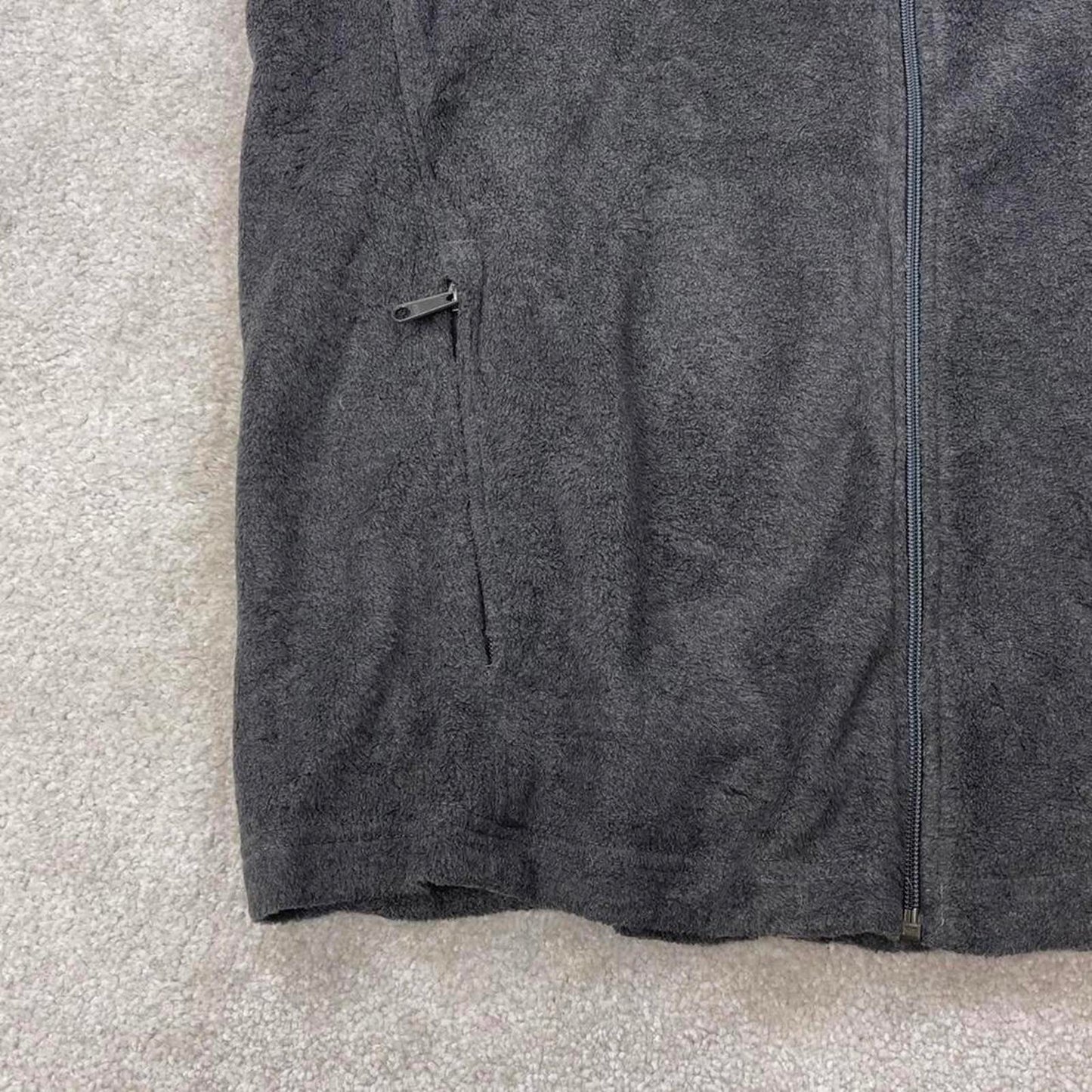 Y2K Columbia technical fleece gilet L grey men’s zip up