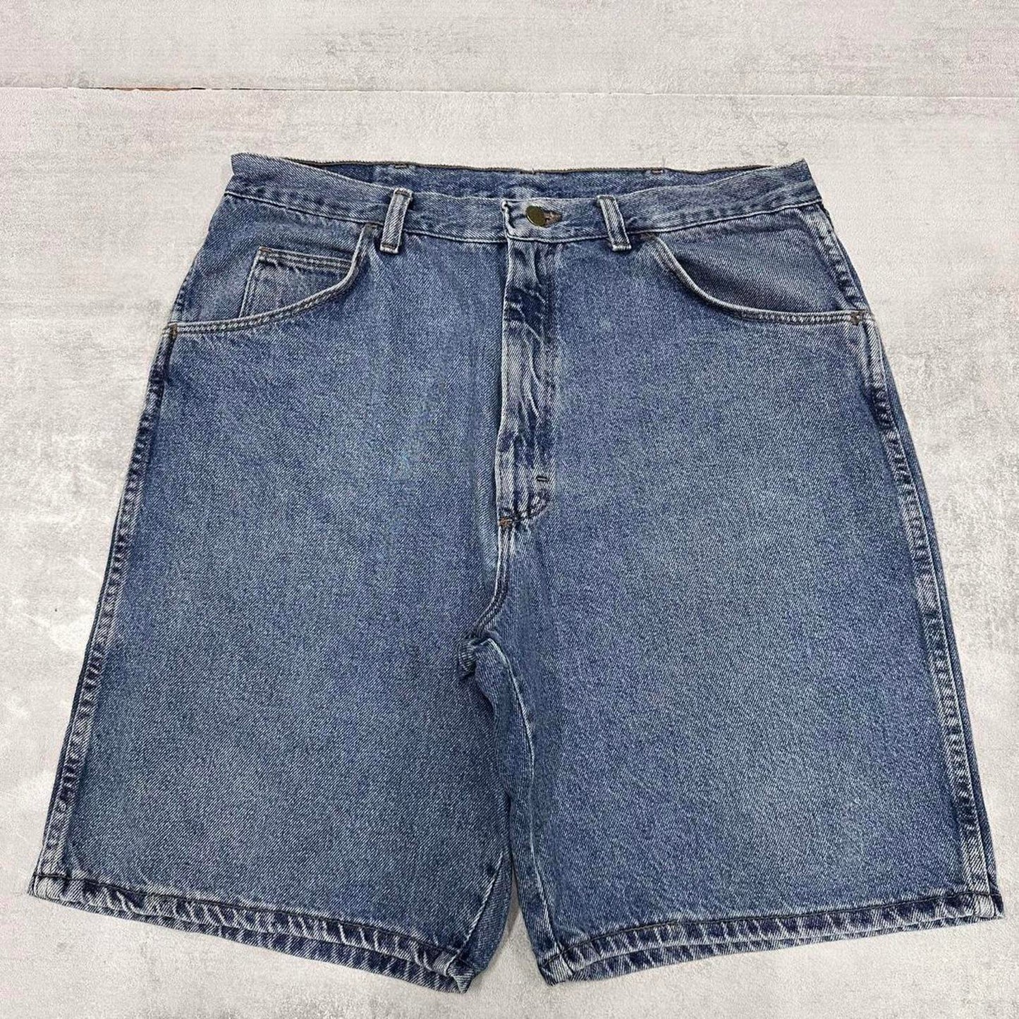 Mens baggy Wrangler jorts W34