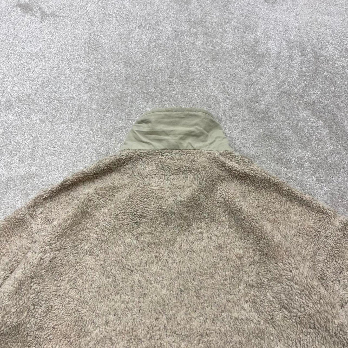 00s Columbia technical fleece XL men's beige 1/4 zip up y2k style autumn pull over casual