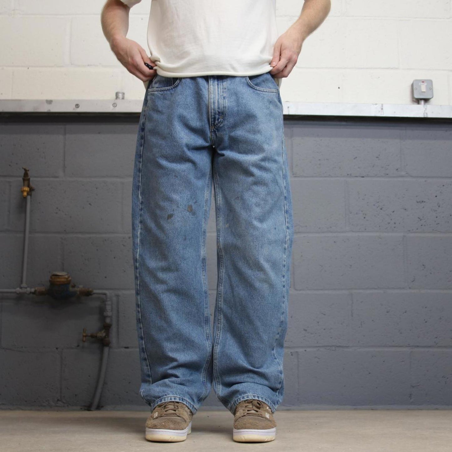 Vintage blue Carhartt jeans W36L32 loose 90s style denim skater pants
