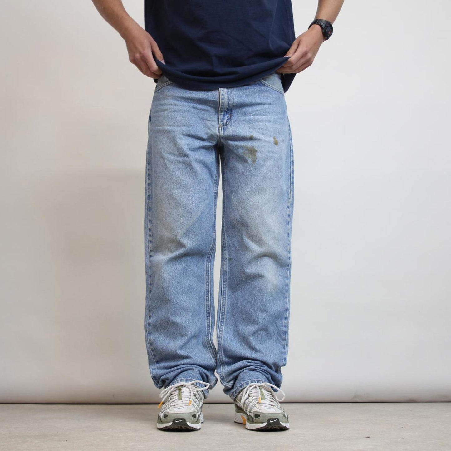 Mens vintage Carhartt jeans W36 L34 blue loose relaxed 90s style jeans