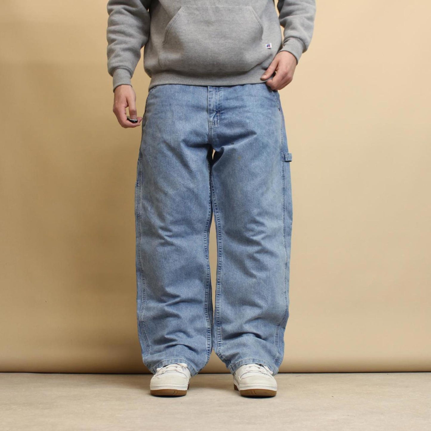 Baggy blue Lee carpenter jeans W38 L30
