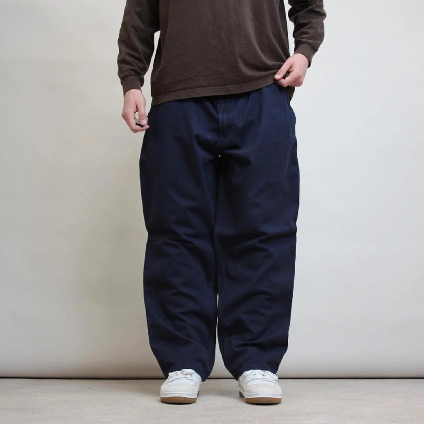 Navy Carhartt FR trousers W42 L30 navy loose 90s style skater pants