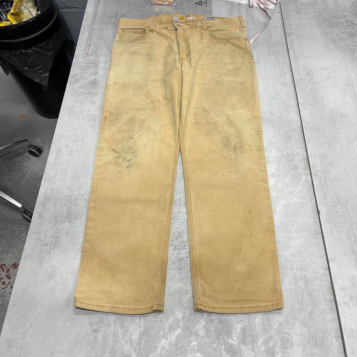 Tan Carhartt Carpenter pants W36L30 cargo 90s style skater pants