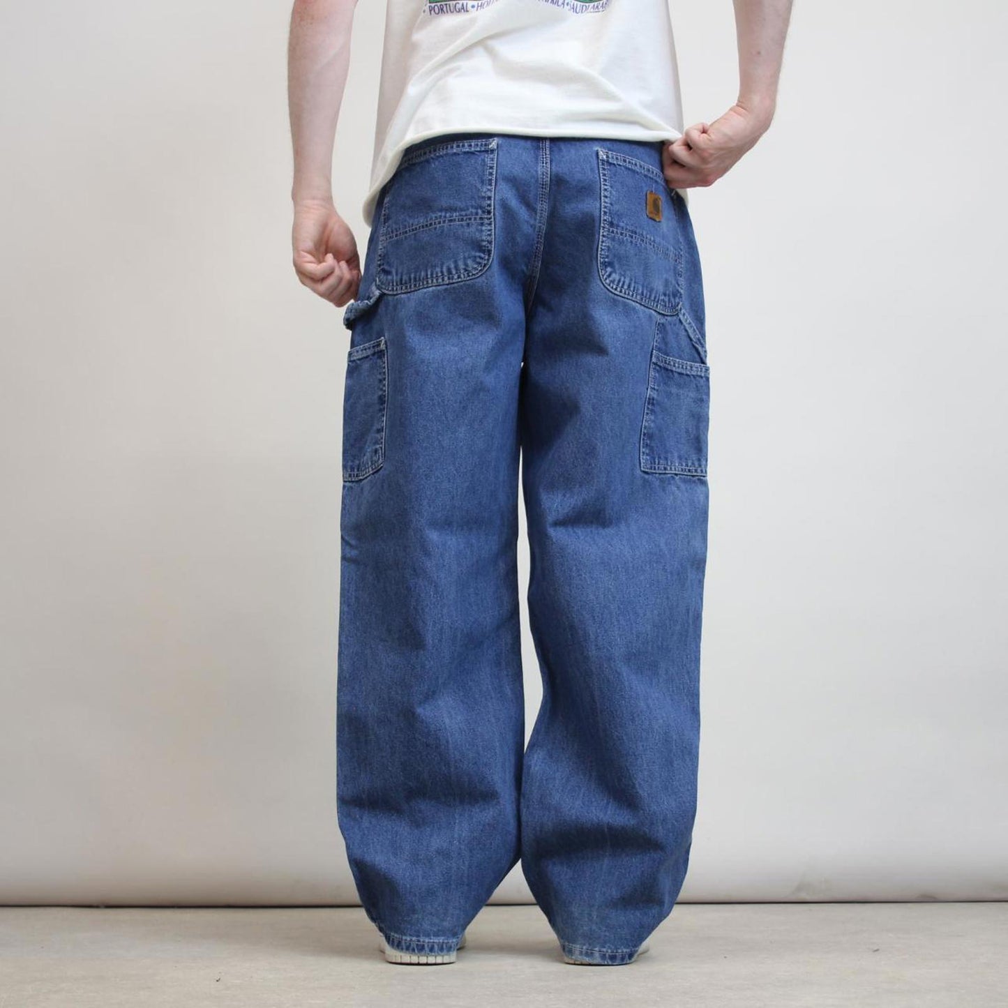 Baggy blue Carhartt carpenter jeans W36 L30