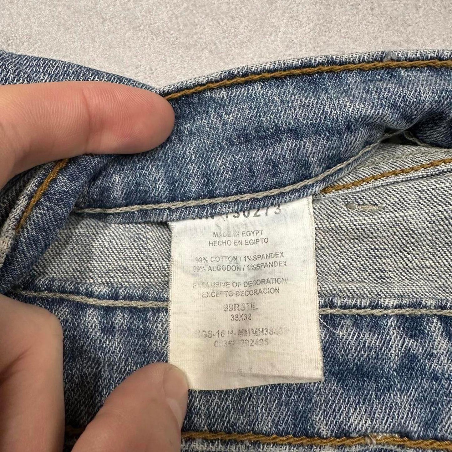 Mens Baggy Wrangler jorts W38