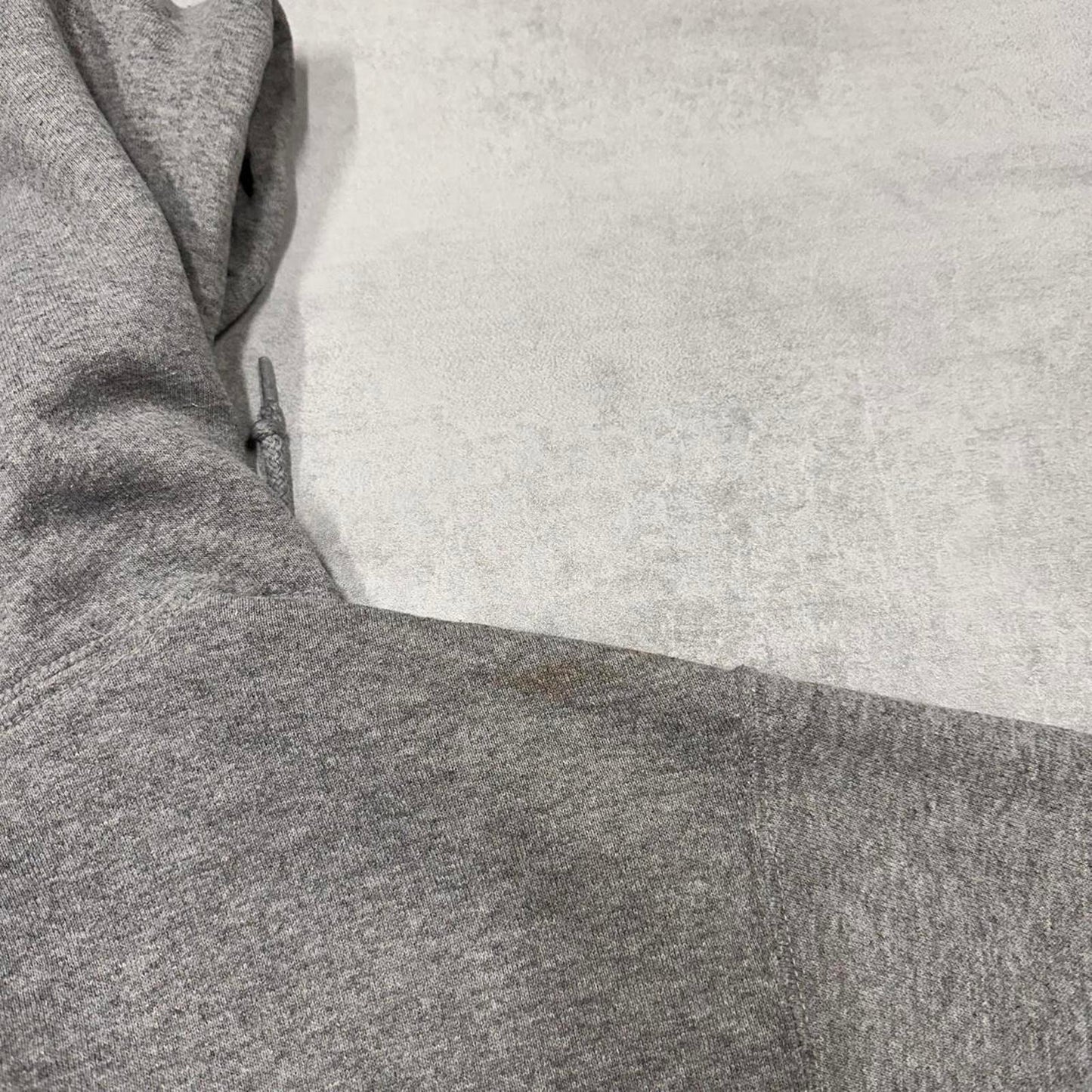 Grey Russell Athletic hoodie S boxy pullover jumper print design