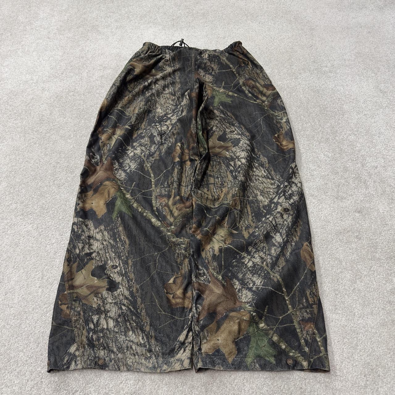 Mad dog mossy oak extra baggy camo trousers Y2K khaki hunting utility trousers