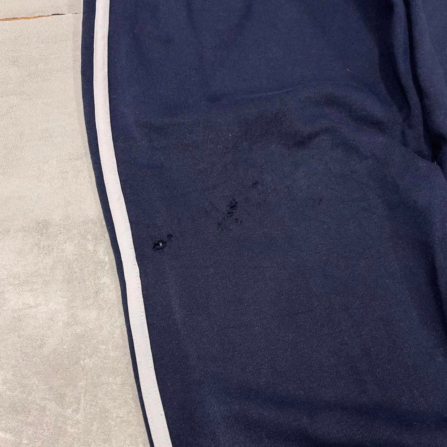 Y2k navy Adidas joggers M