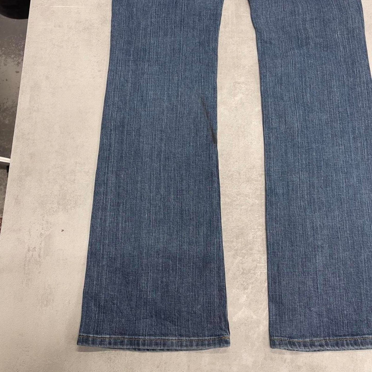 Blue Carhartt jeans size 8 W30L34 original fit bootcut denim jeans patch logo