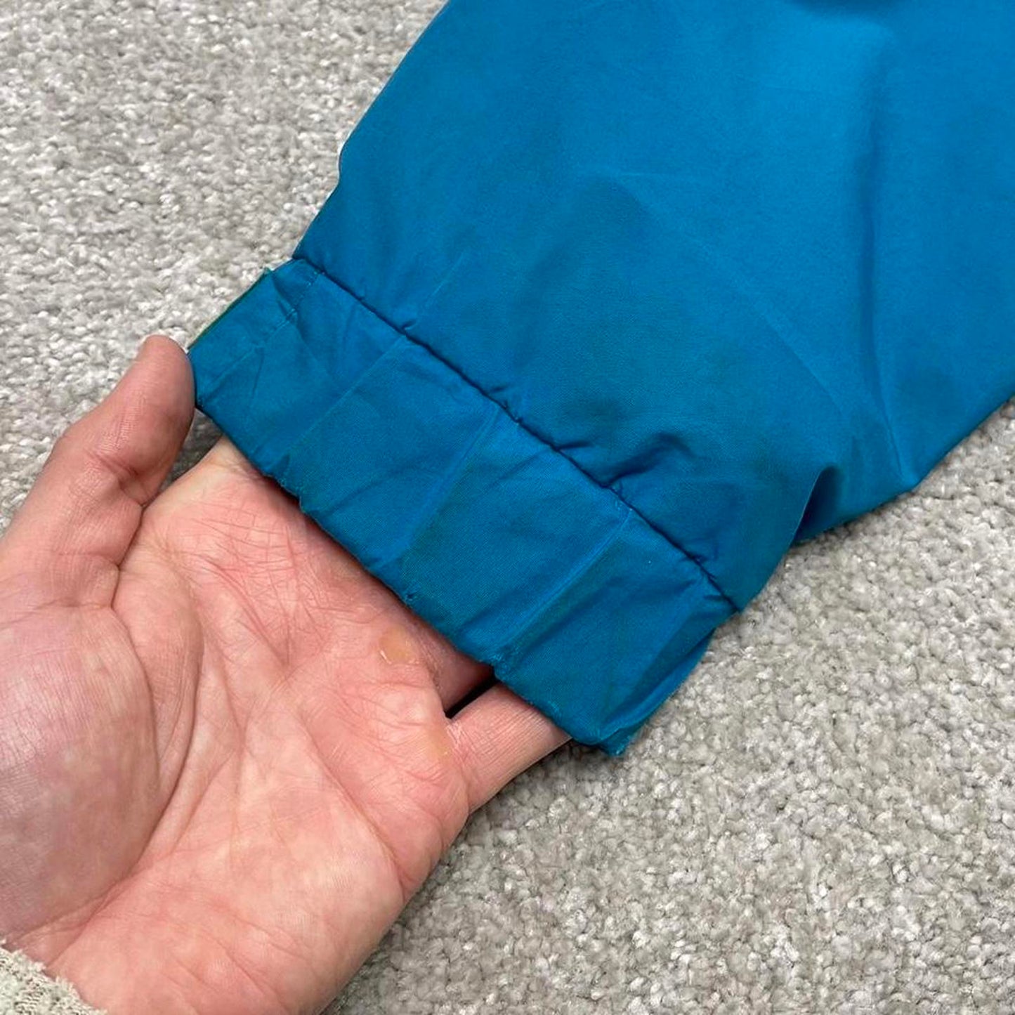 Vintage y2k Columbia technical windbreaker jacket green Bomber style lightweight jacket