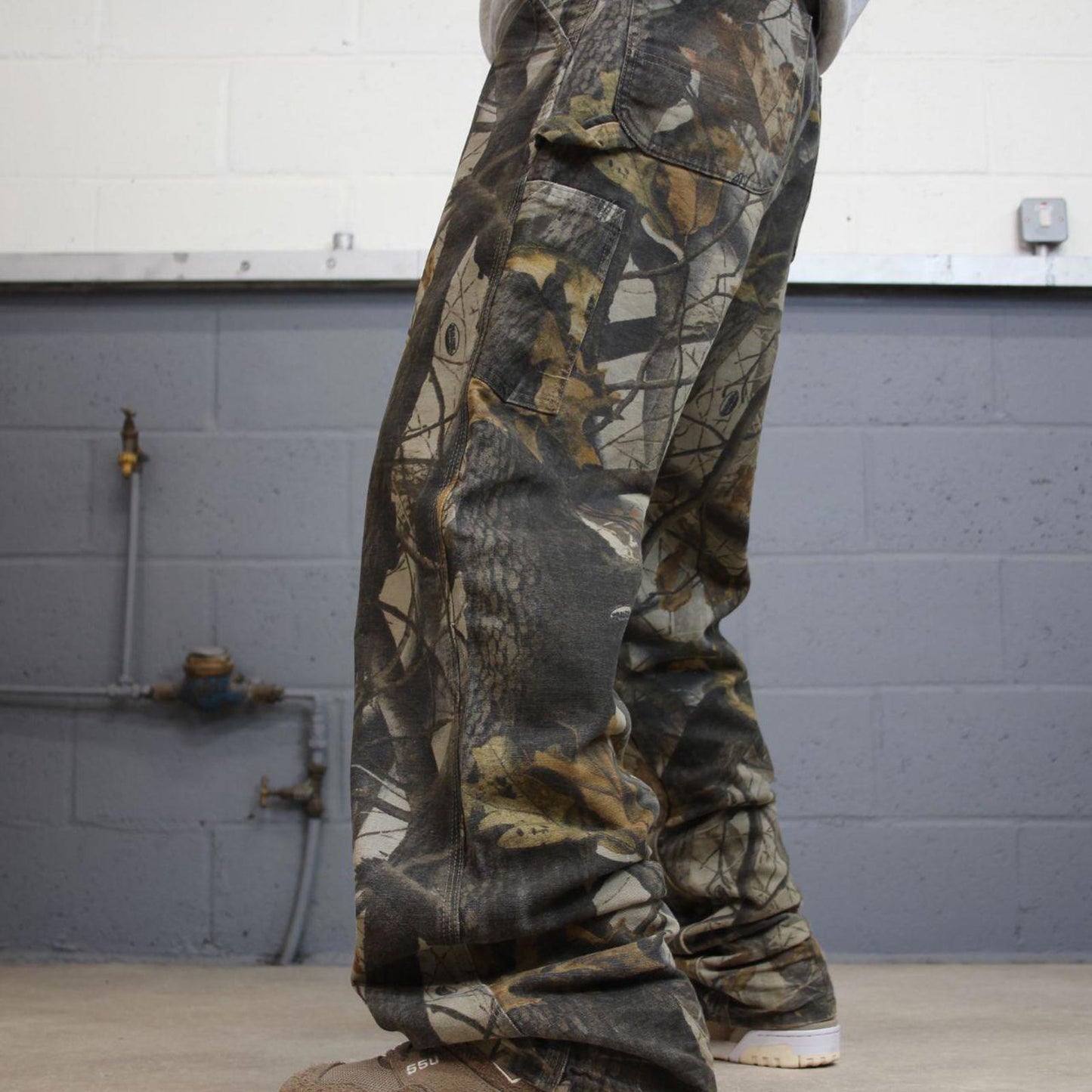 Camo Carhartt carpenter pants W36L34 Baggy camo 90s style canvas skater cargos