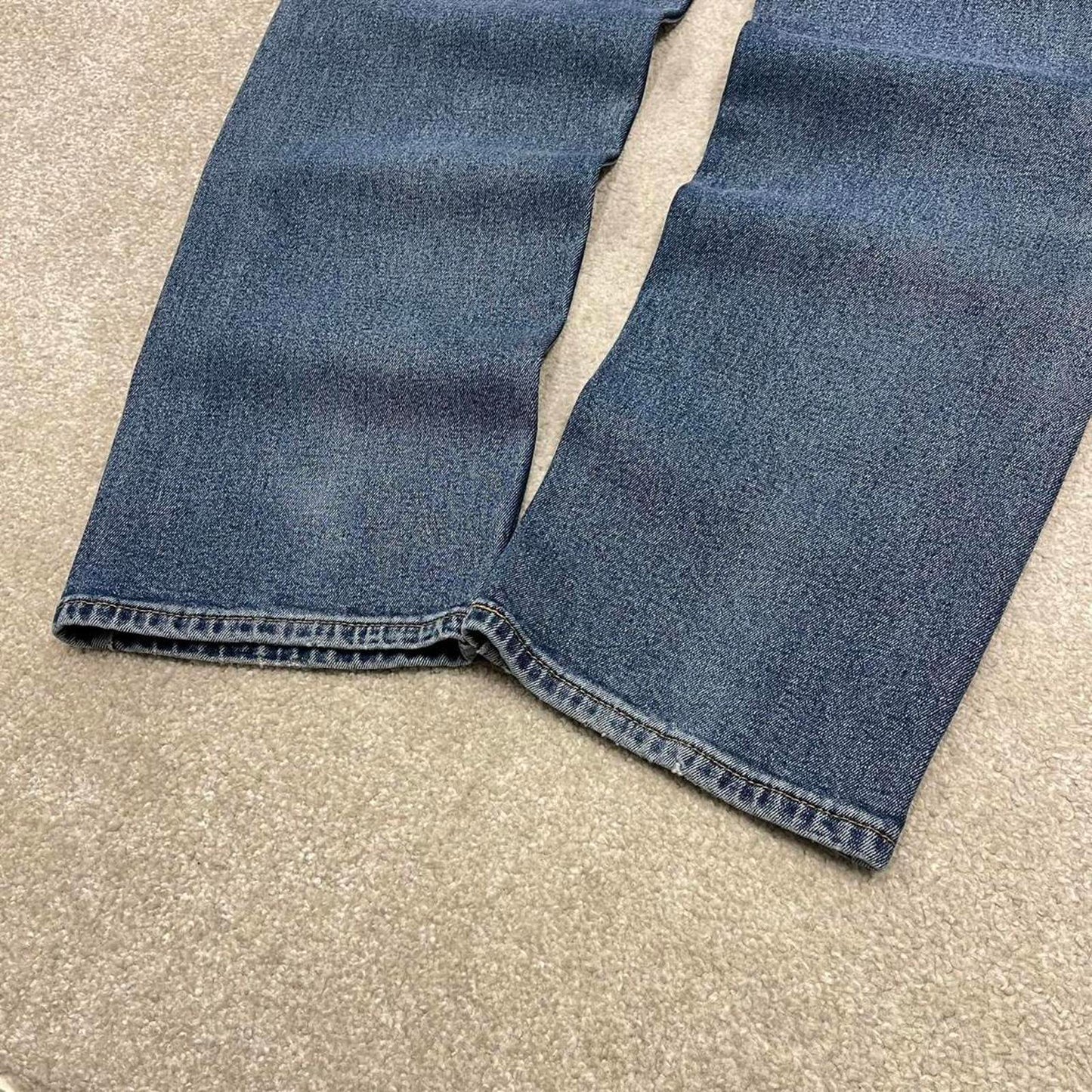Vintage y2k Levi's 505 jeans blue Straight leg denim casual pants red tab logo
