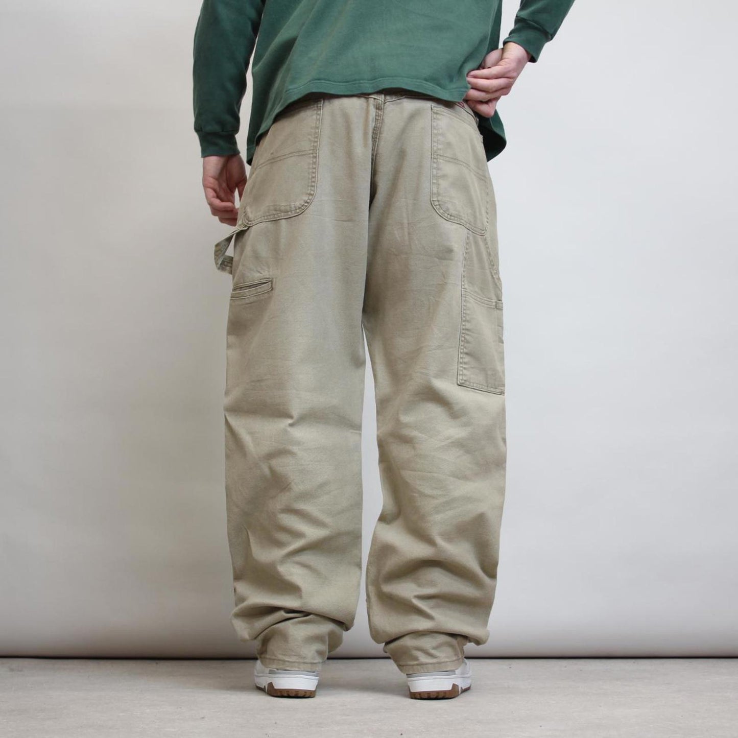 Wrangler carpenter trousers W40L34 loose canvas 90s workwear skate style cargo pants