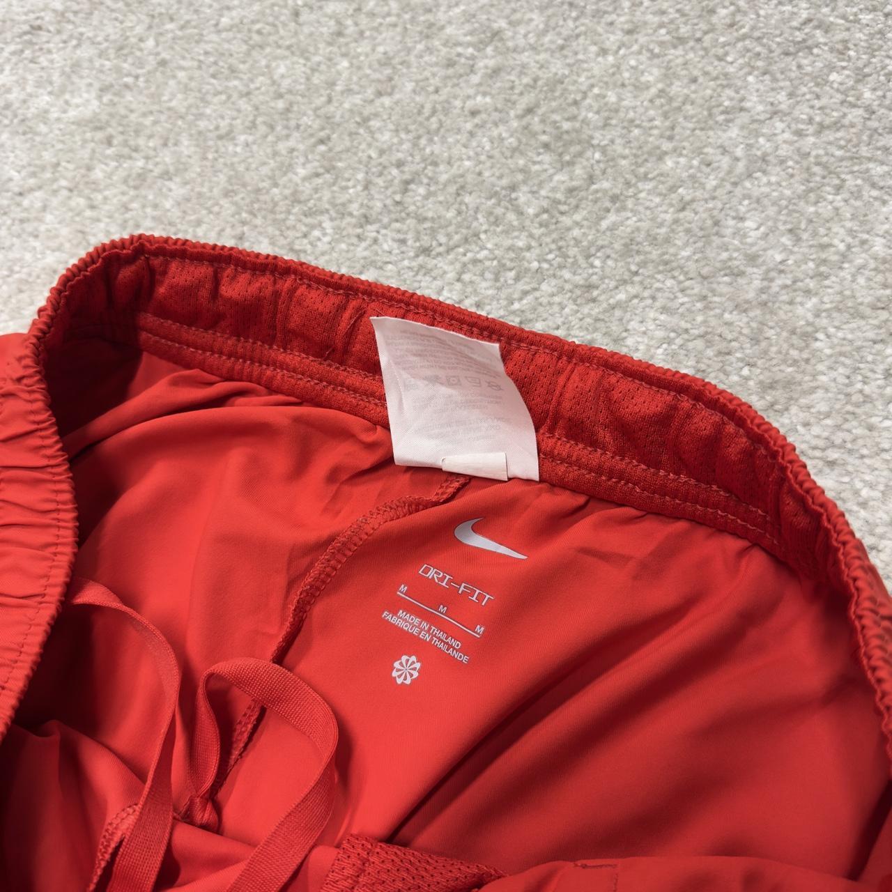 Nike sports shorts y2k black red Dri-Fit comfy floaty summer gym shorts