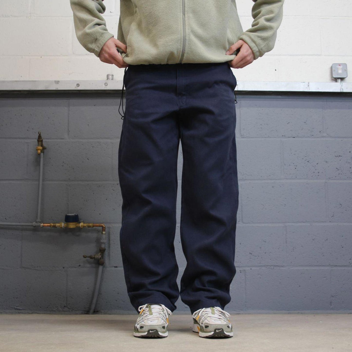 Y2K Dickies 874 work pants faded navy Loose flex chino style skate trousers