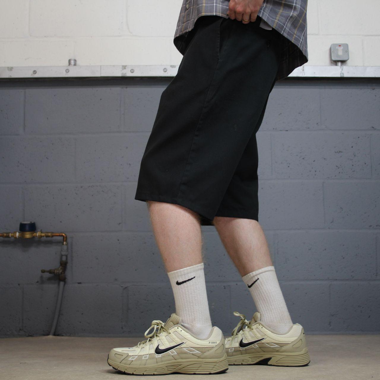 Dickies carpenter shorts chino black Twill chino skater style shorts loose long leg