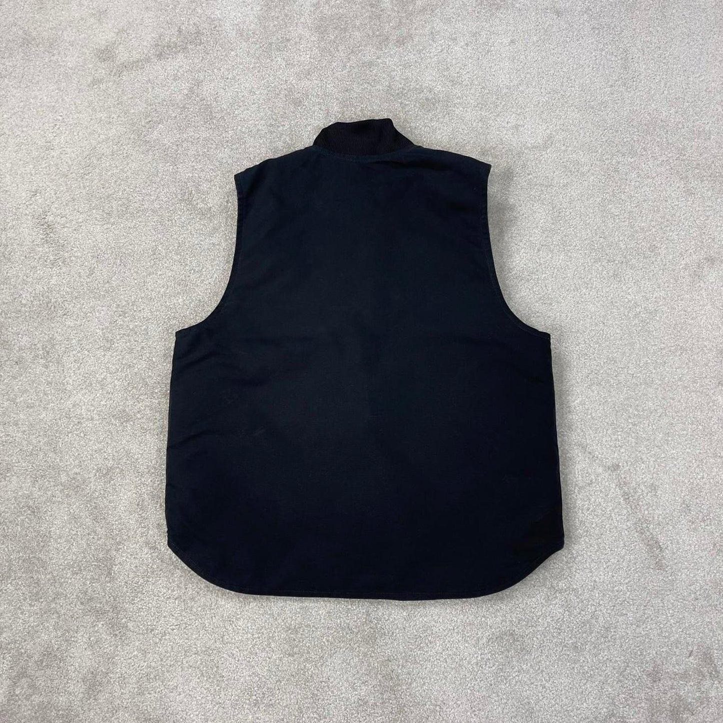 Black Carhartt gilet Large thick canvas padded body warmer vest