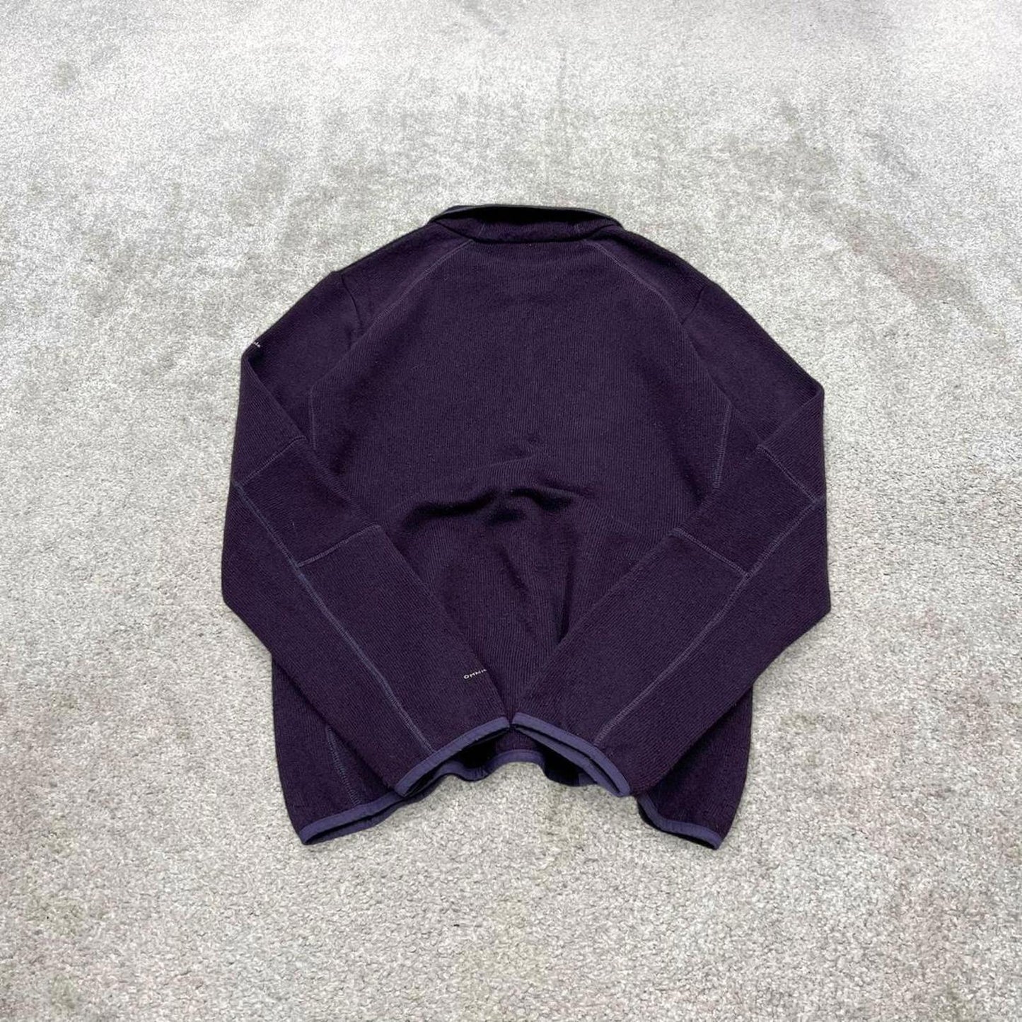 00s Columbia technical fleece XL women's purple full zip up y2k style autumn casual