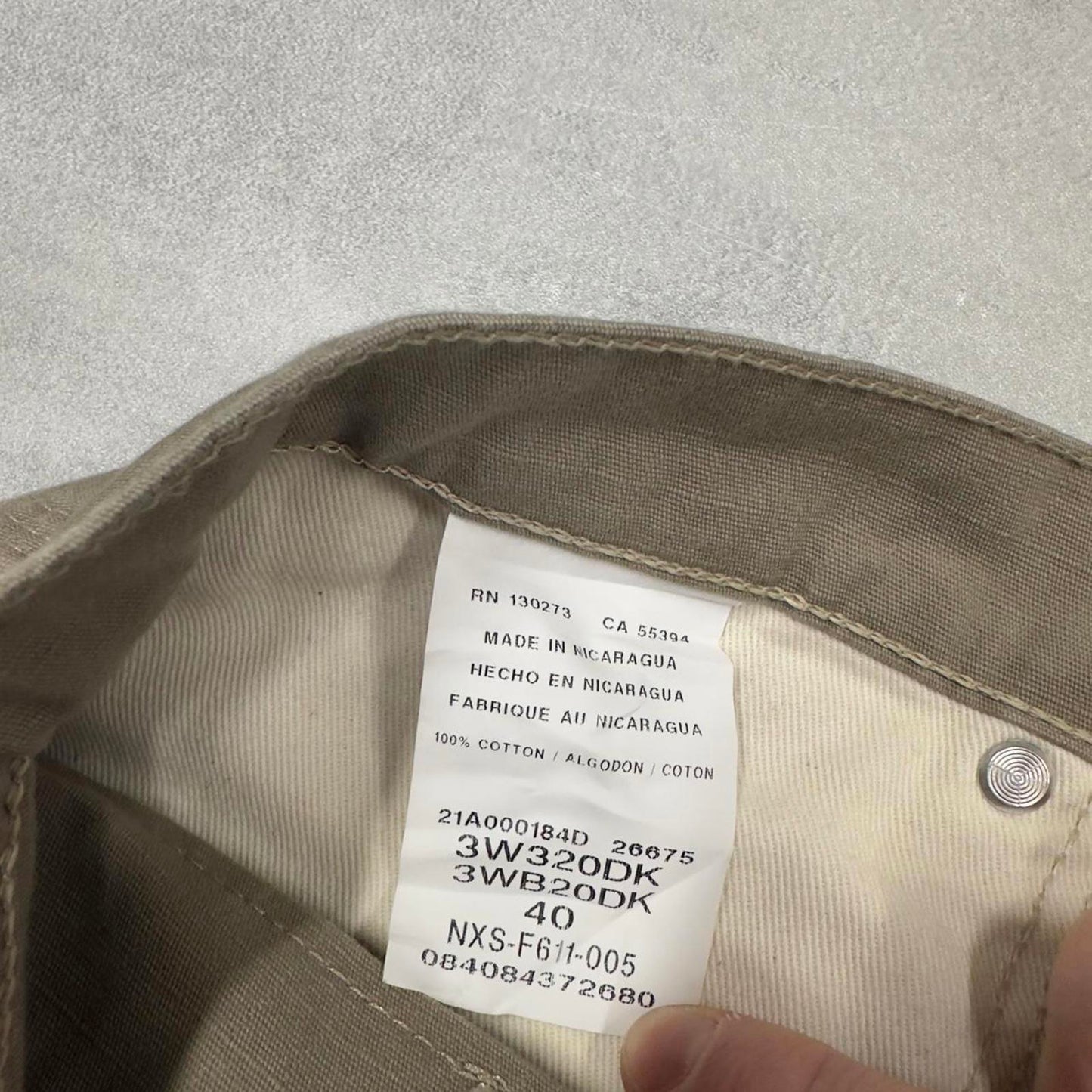 Baggy Wrangler carpenter shorts W40 Loose khaki canvasy skate style shorts