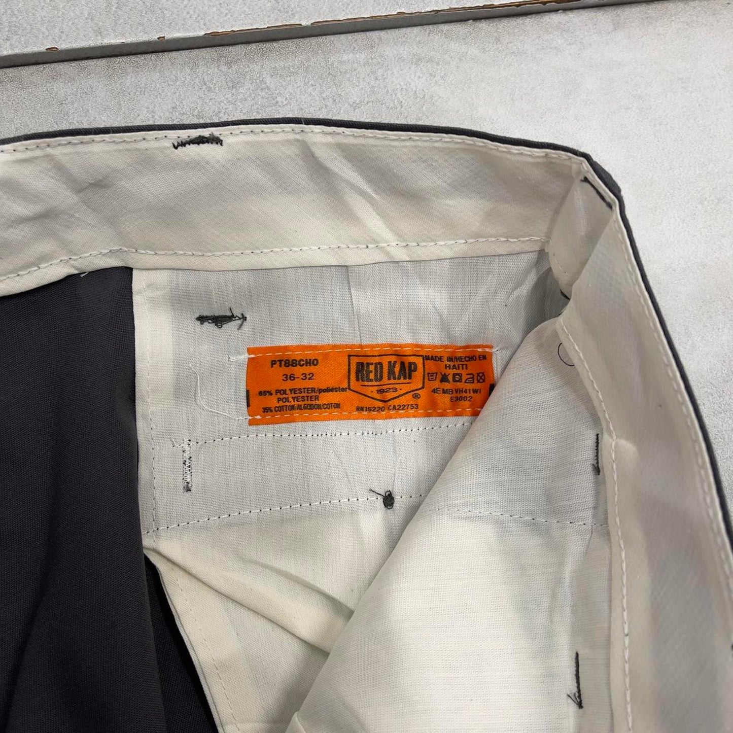 Vintage baggy Red Kap cargo trousers W36L32 wide leg chino style skater pants