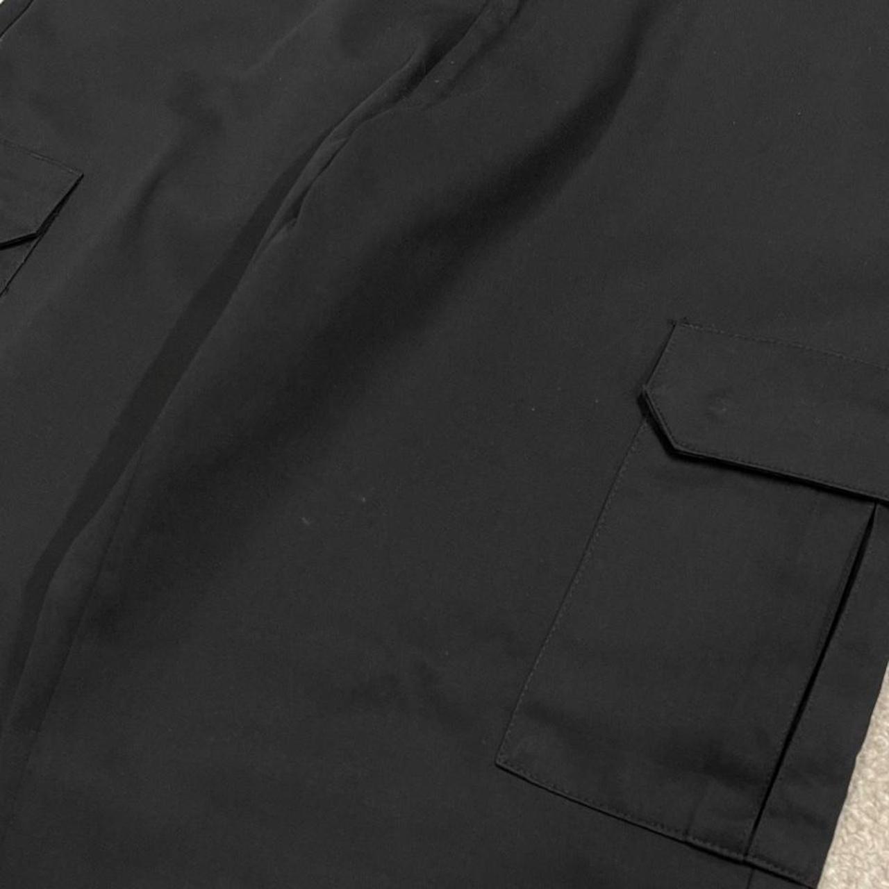 Red Kap vintage baggy cargo pants y2k black Wide leg 2000s style skater work pants