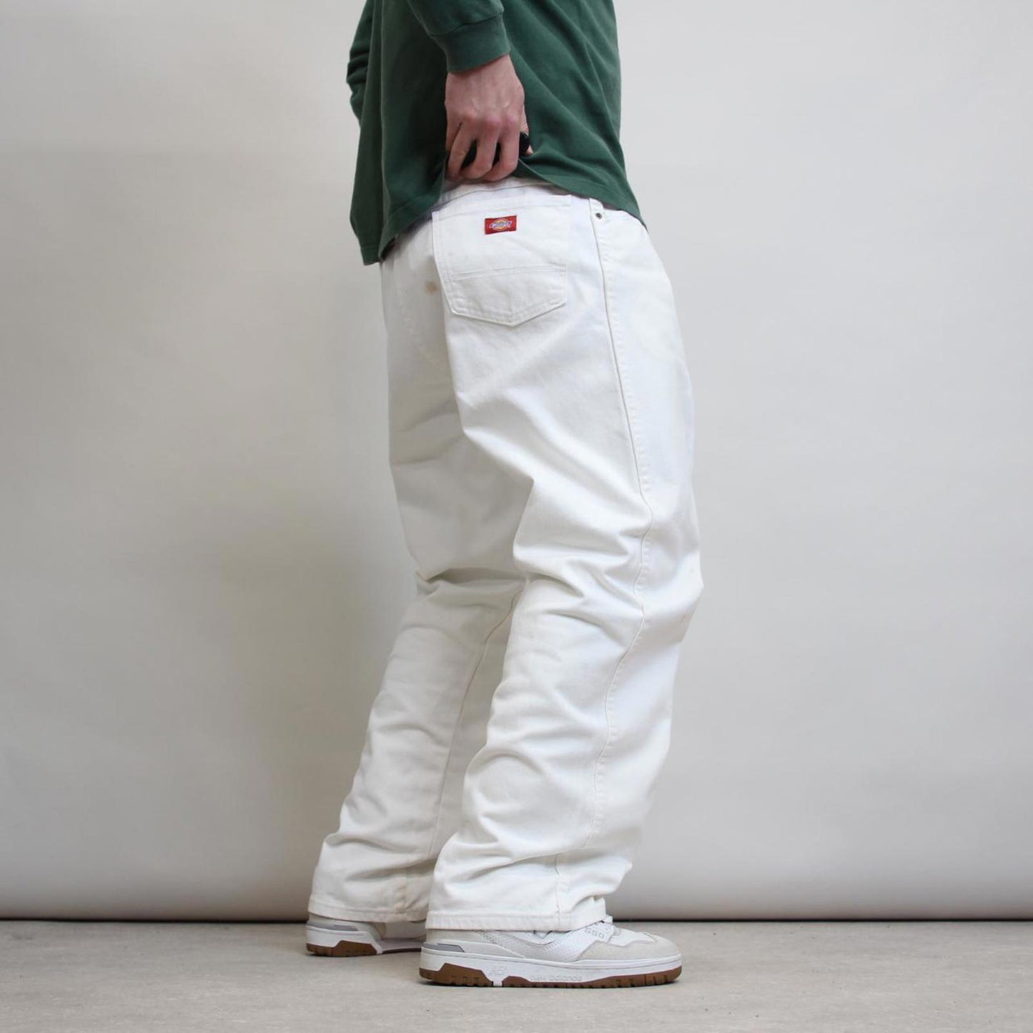 White Dickies jeans W42L32 loose 90s workwear skate style pants