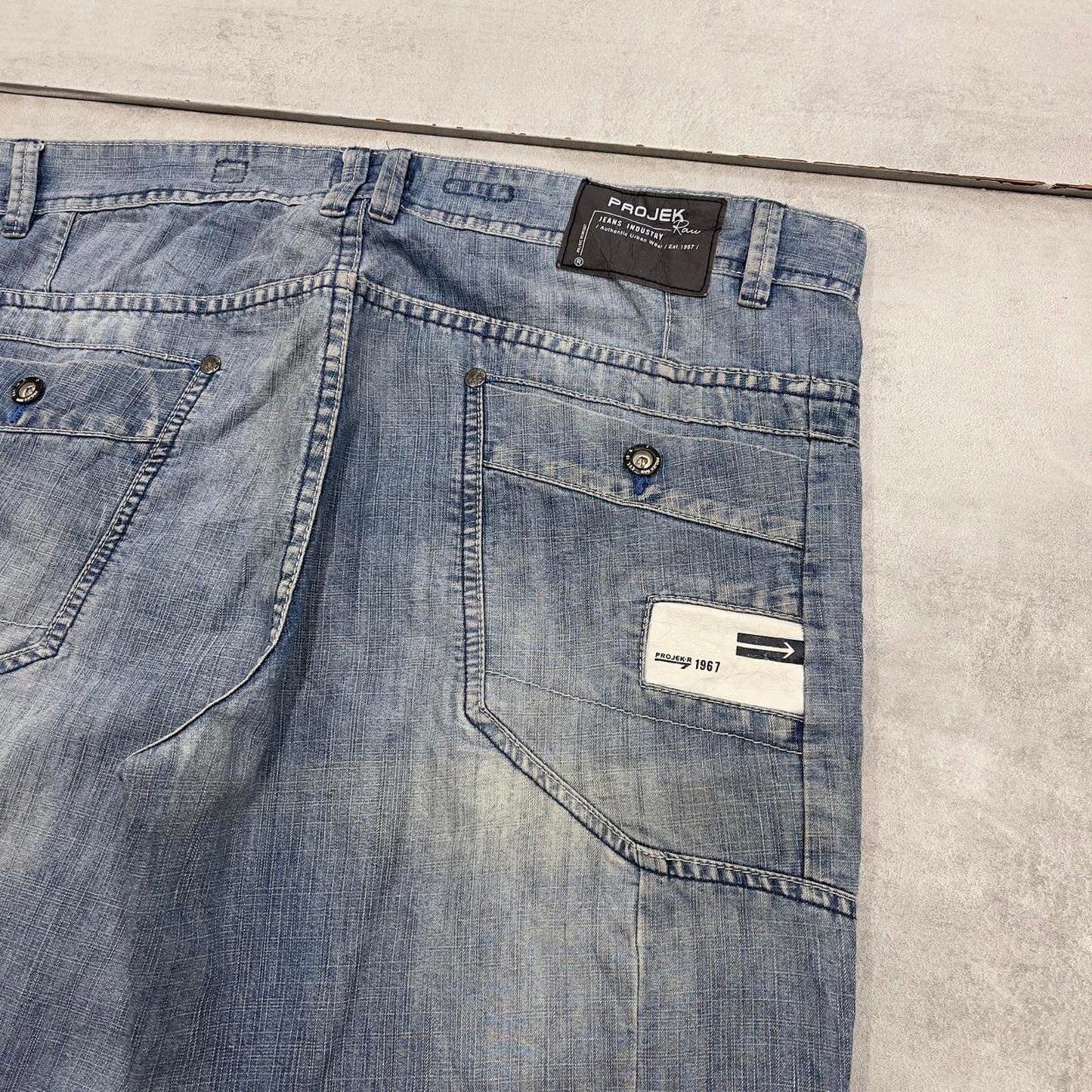 Mens baggy Projek Raw jorts W38