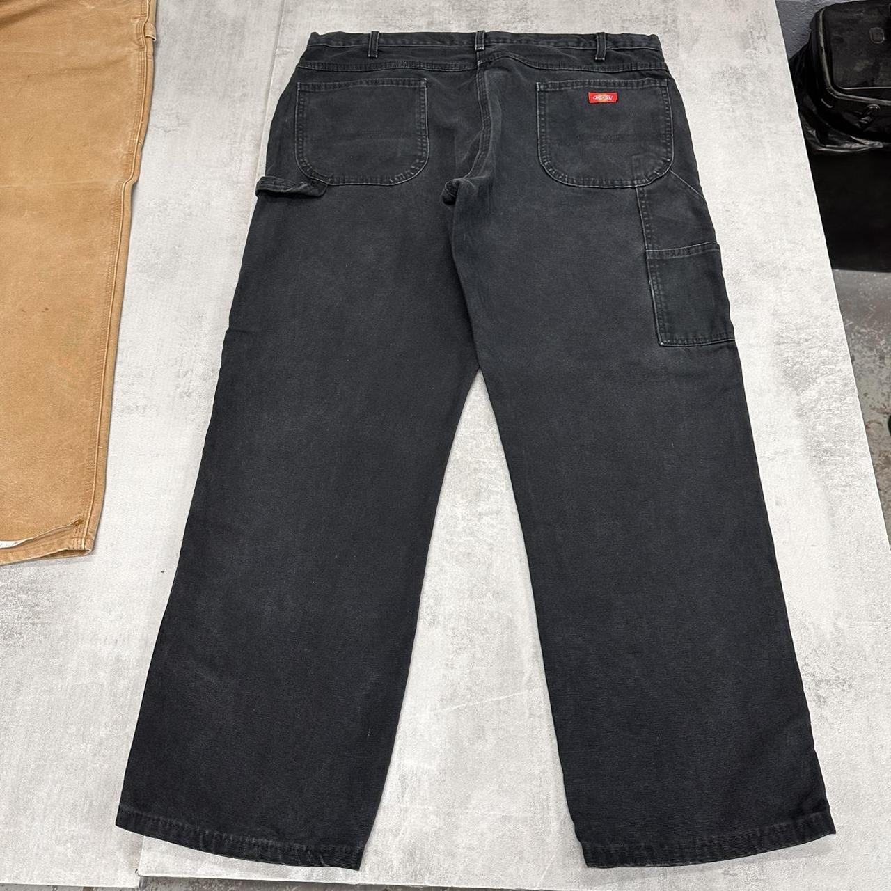 Faded black Dickies carpenter jeans W40