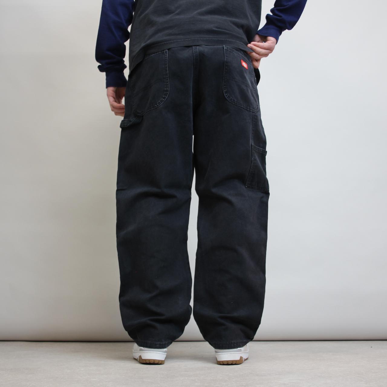 Faded black Dickies carpenter jeans W40