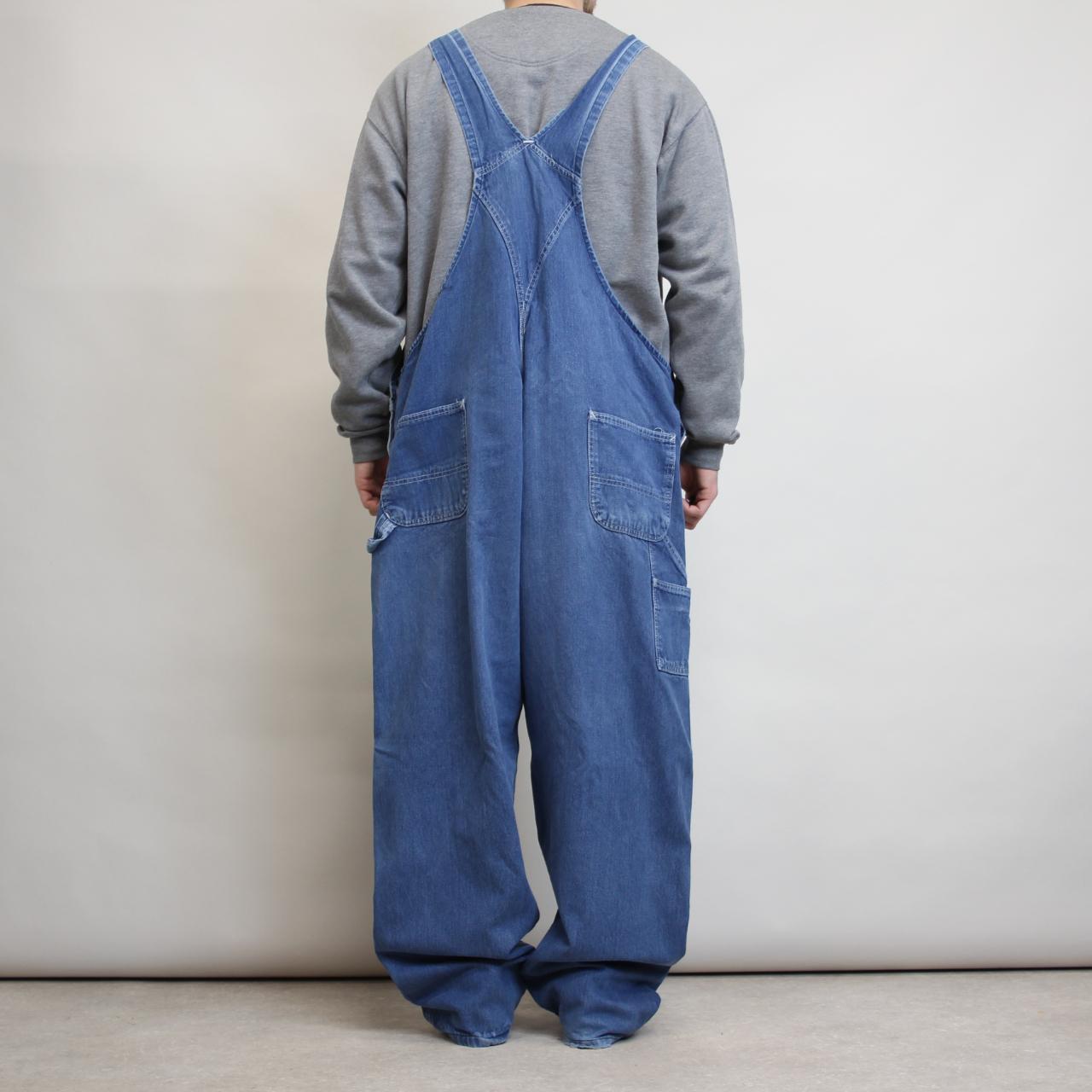 Blue denim Carhartt overalls W54