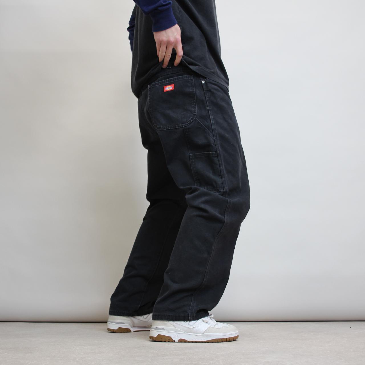 Faded black Dickies carpenter jeans W40