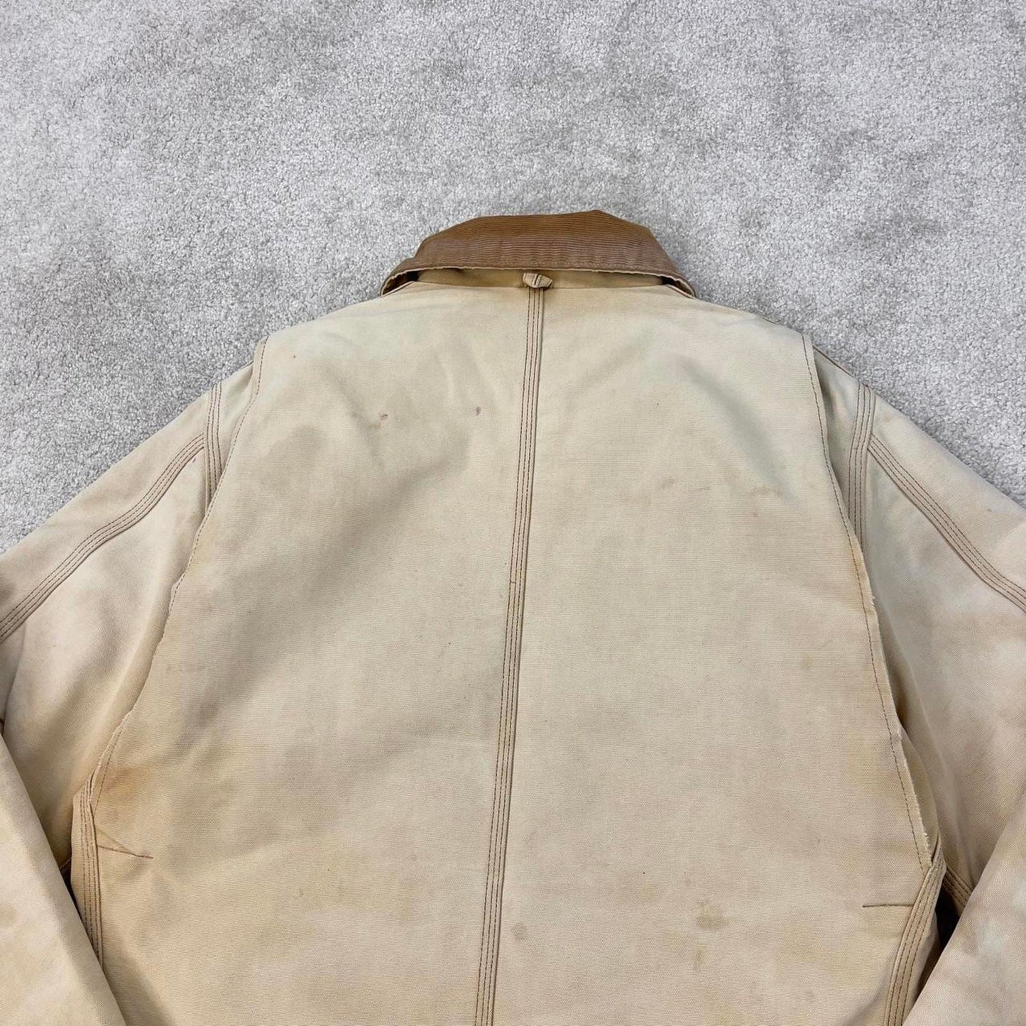 Vintage Tan Carhartt Traditional jacket Large cropped Detroit