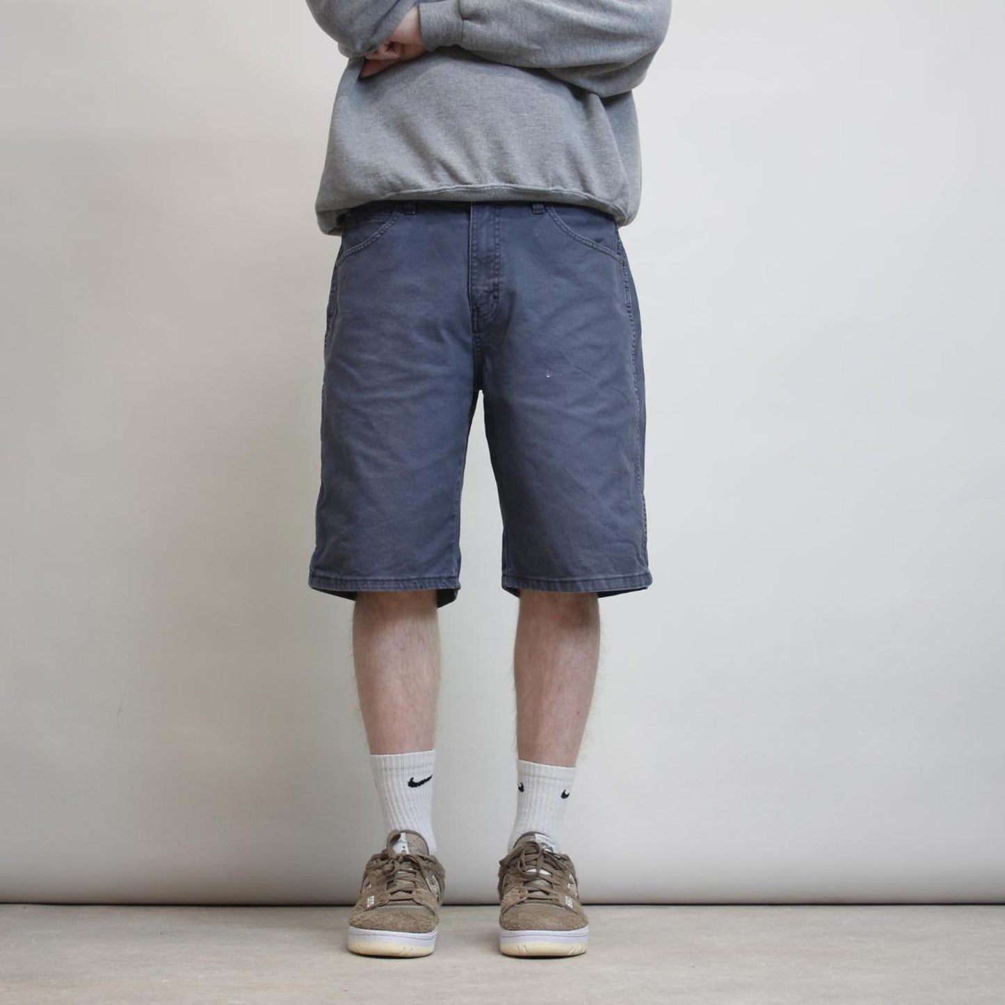 Mens Dickies carpenter shorts W34 canvas Y2K cargo skate style jorts