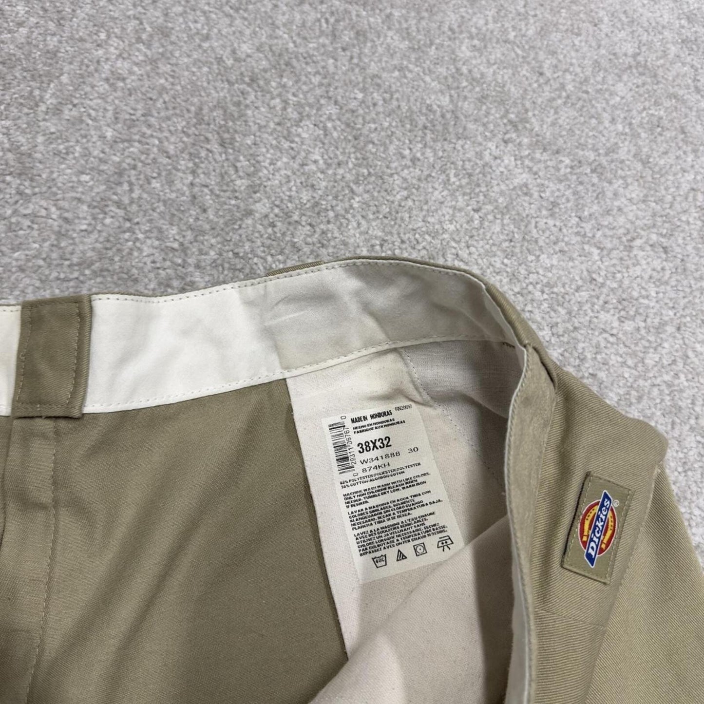 Y2K Dickies 874 skater work pants 38x32 khaki