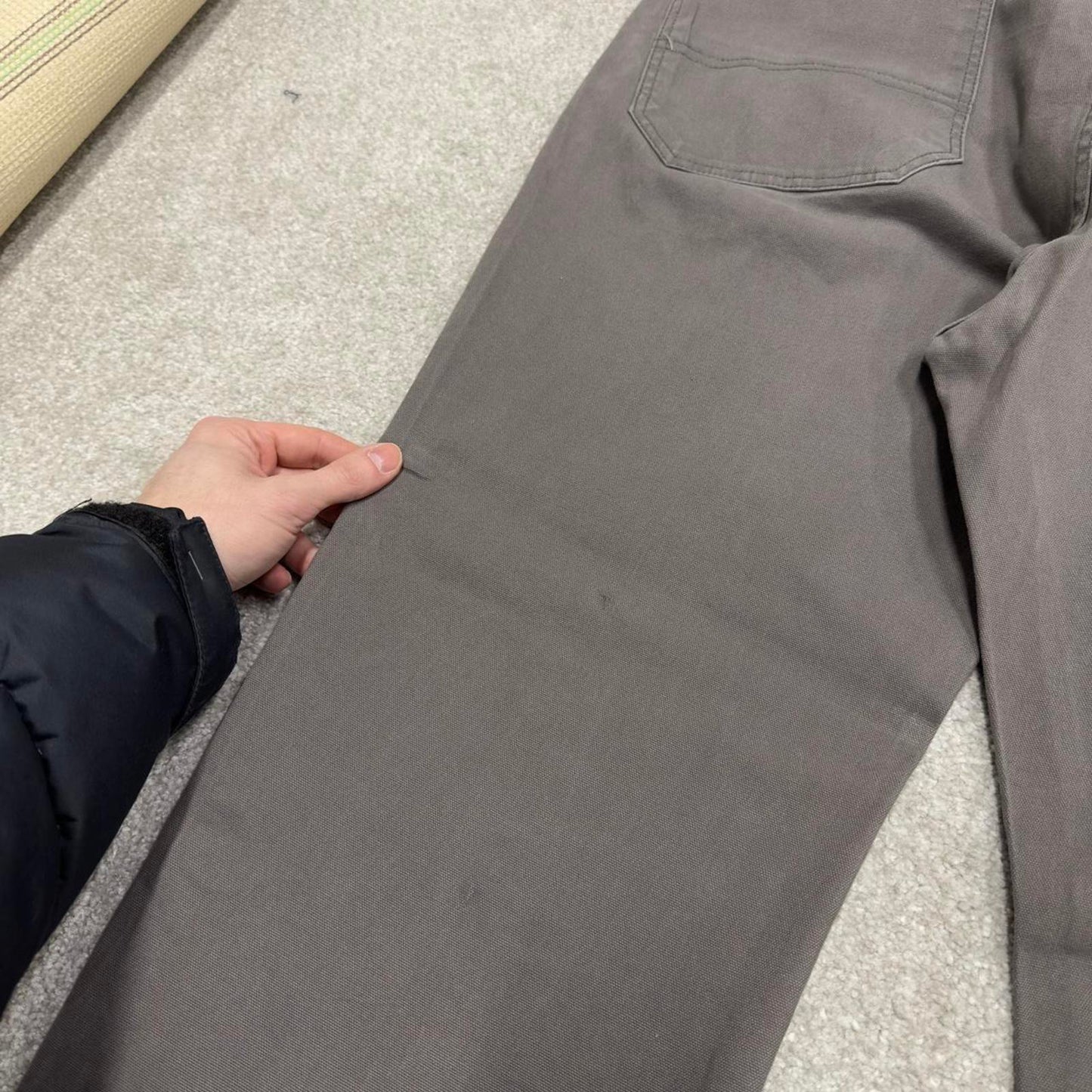 Vintage Y2K Dickies carpenter jeans grey Straight leg canvas skater style cargo pants