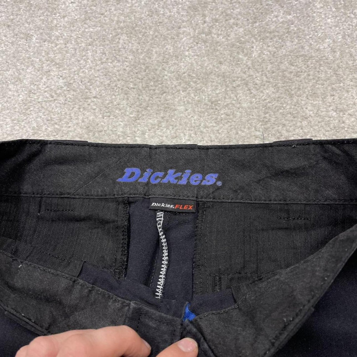 Dickies work pants skater style black Straight leg chino style workwear skater trousers