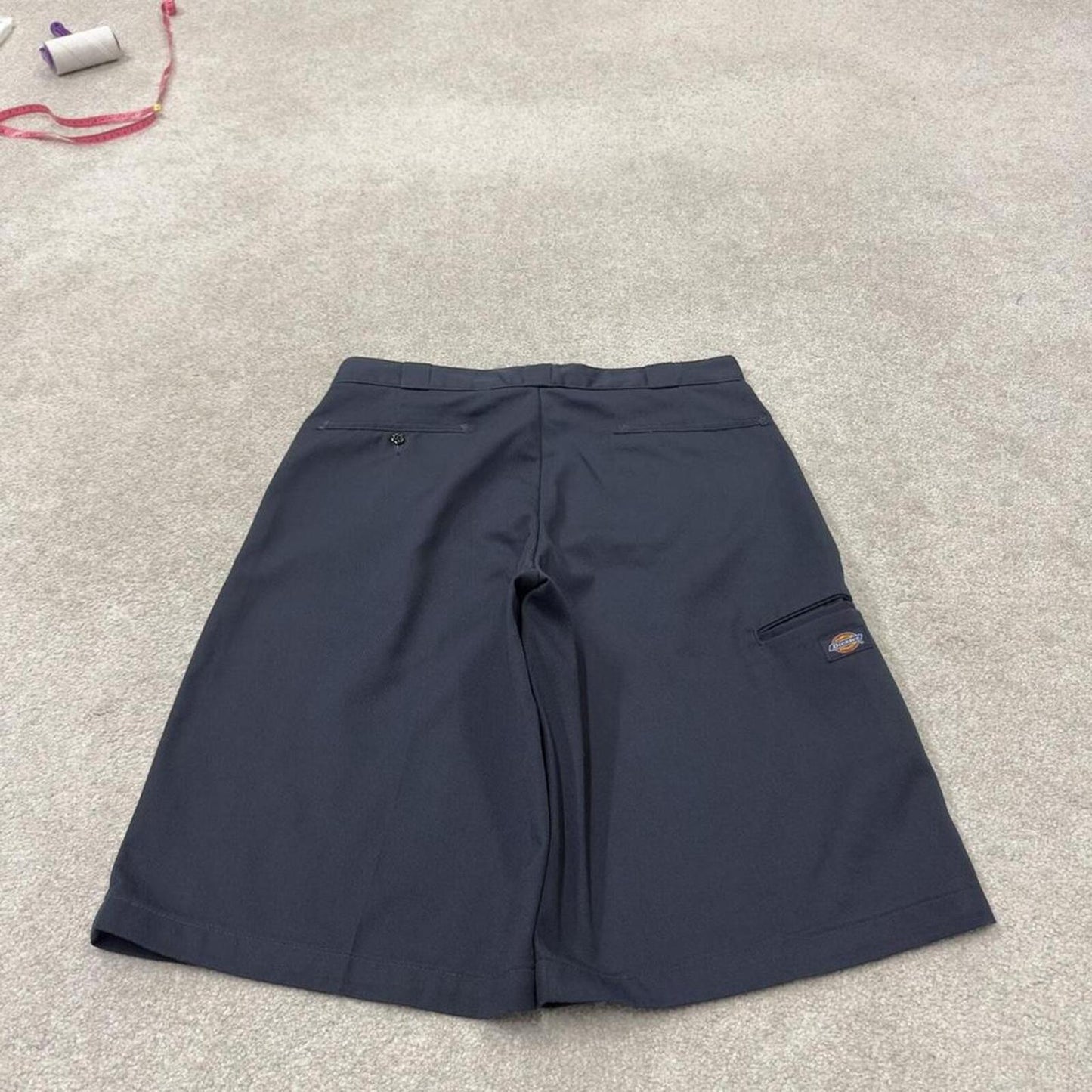 Dickies baggy carpenter shorts navy Twill chino skater style shorts wide long leg