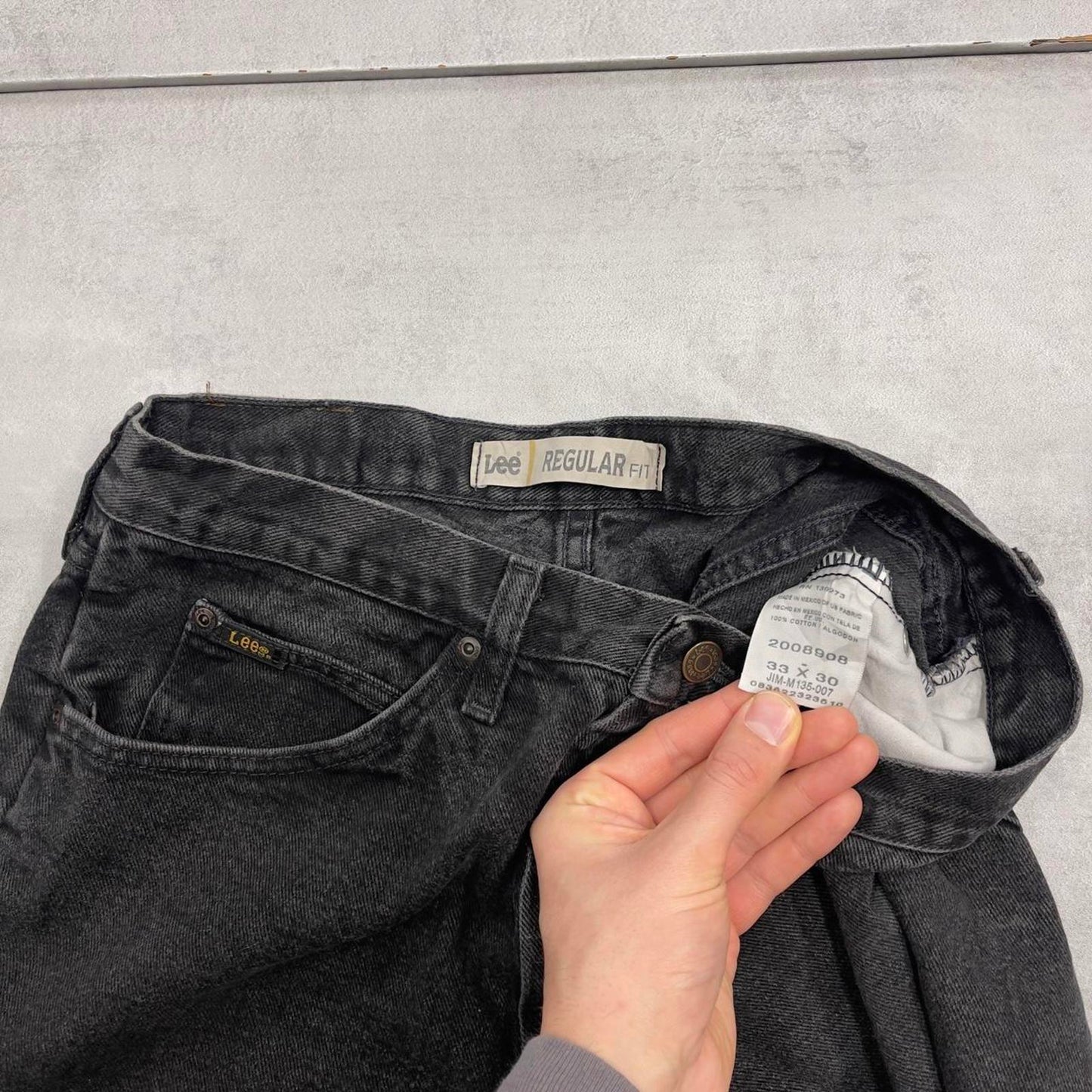 Black Lee cut jorts W33