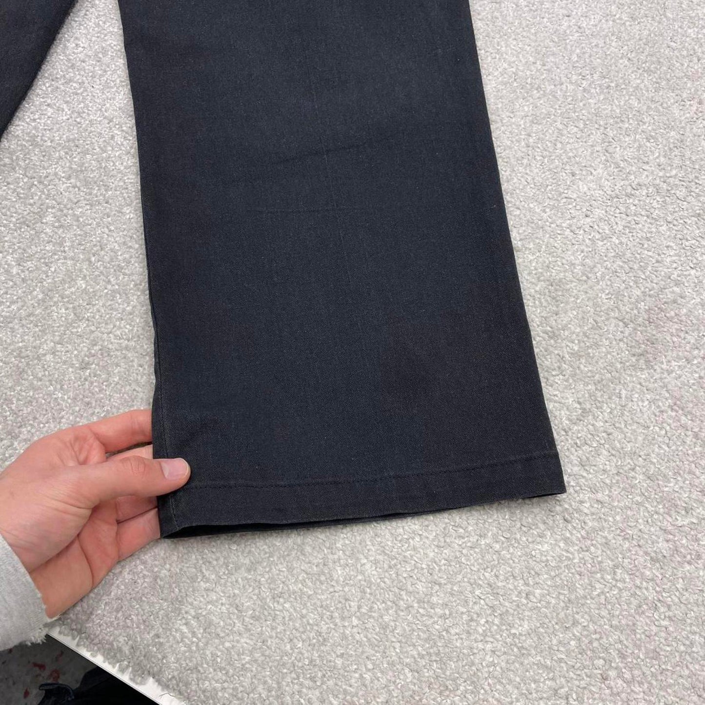 Y2k loose Dickies cargo pants black Regular straight twill chino skate style work trousers