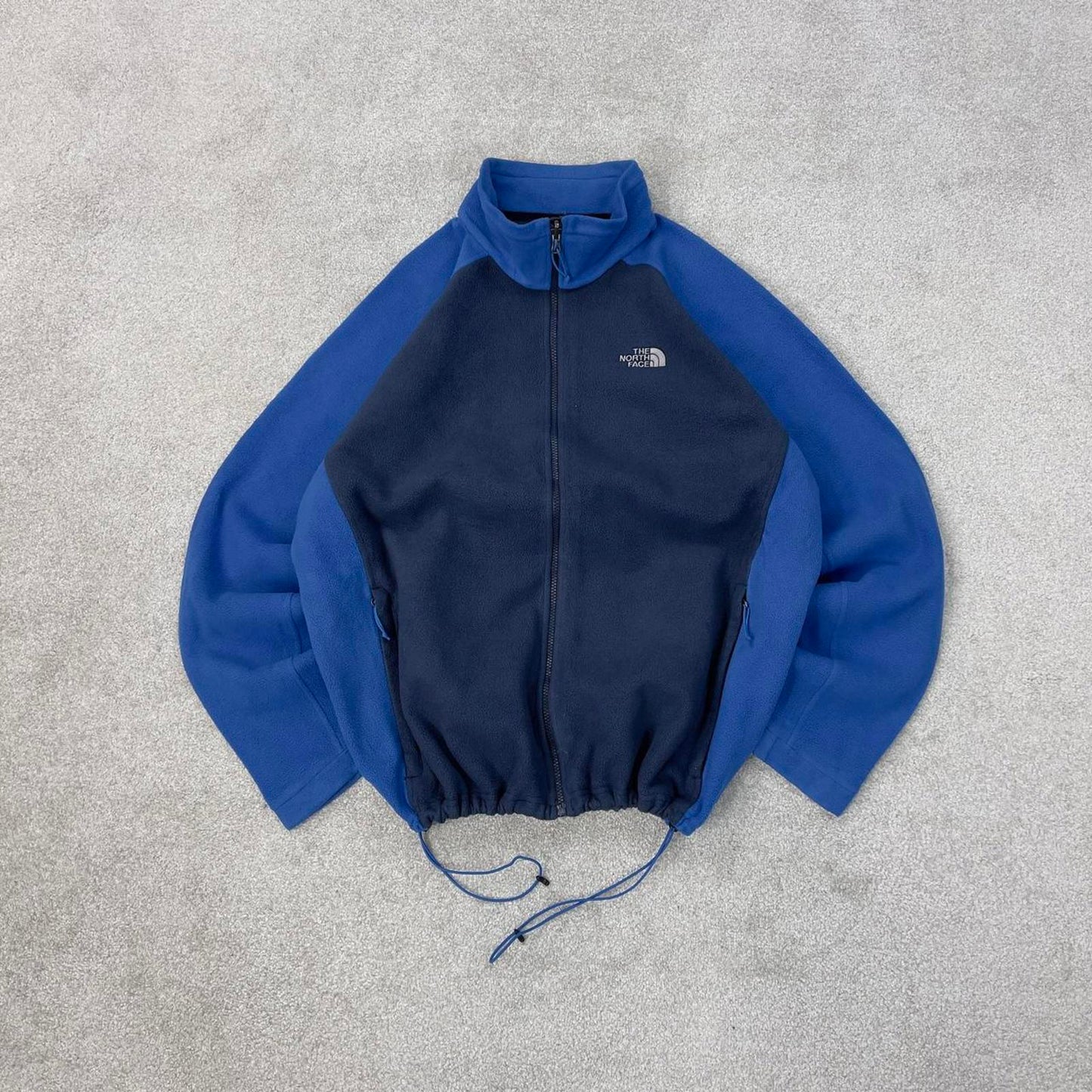 Y2K The North Face technical fleece XXL Blue men’s full zip TNF Autumn