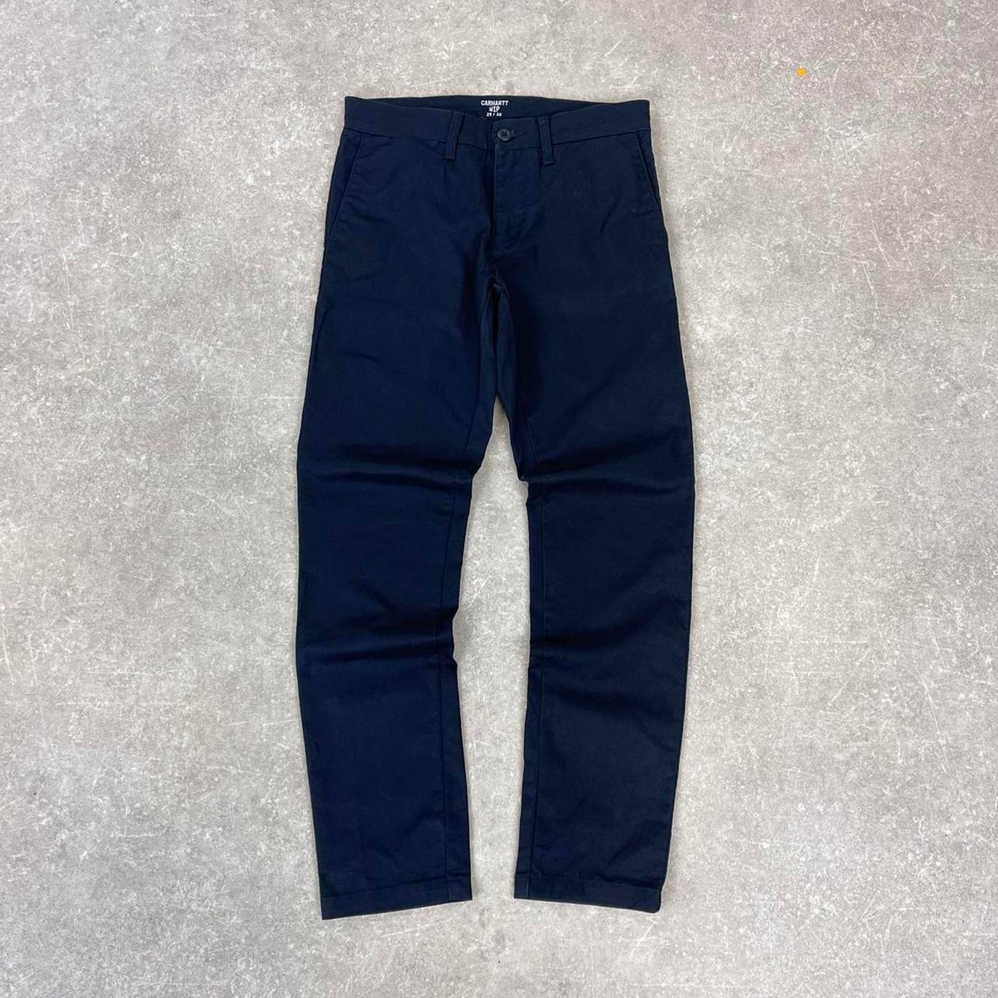 Navy Carhartt Sid Pant W30L30 chino style trousers