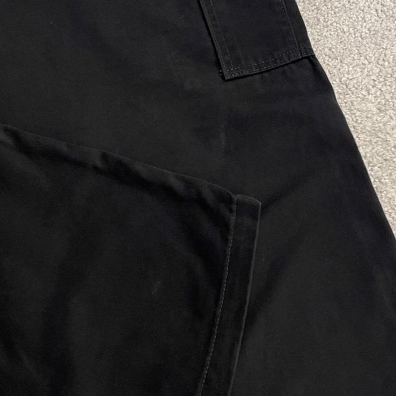 Wrangler baggy cargo pants y2k black W36L32 wide leg Loose fit 100% cotton skater work pants