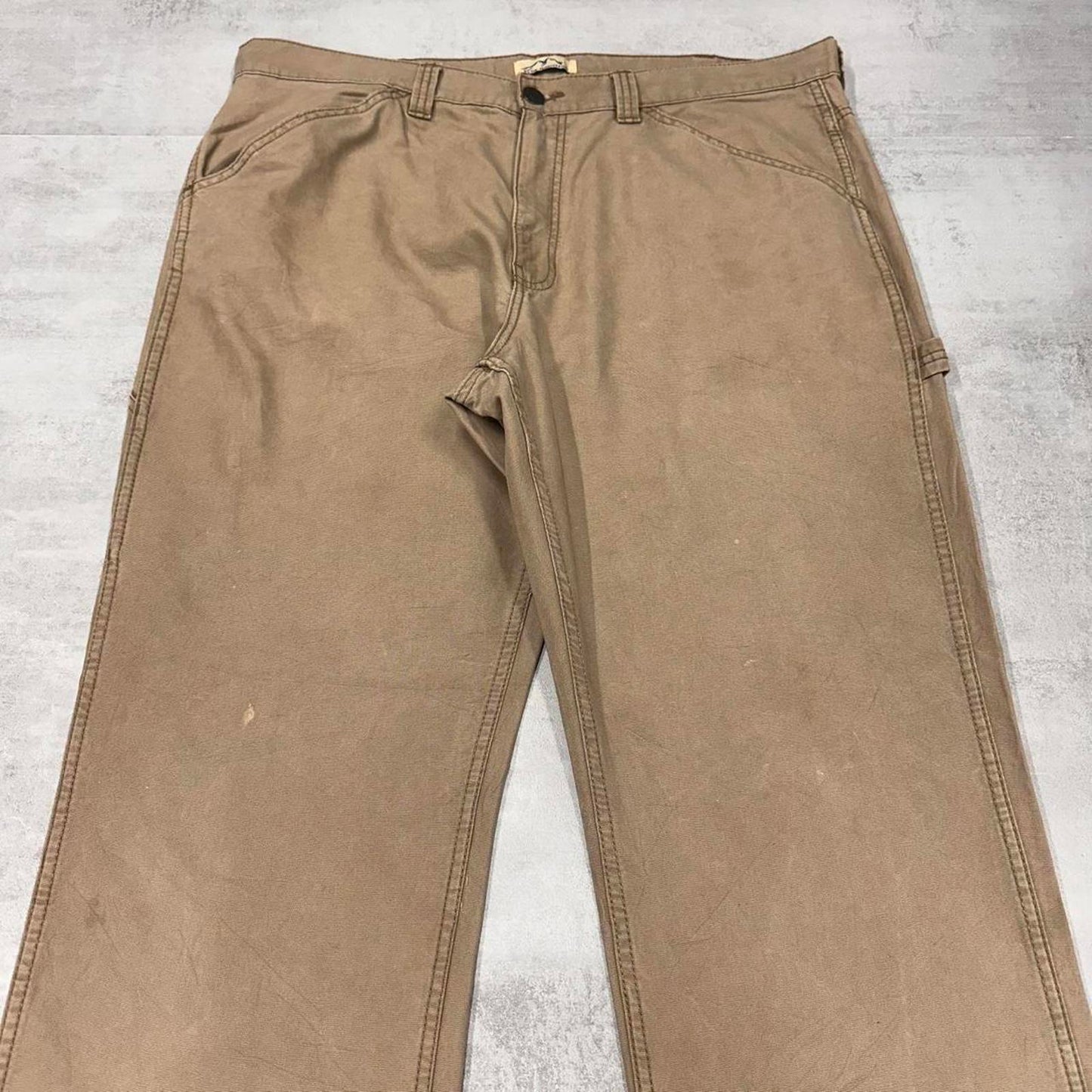Blue Mountain carpenter trousers W40L34 beige sand 90s workwear skate style cargo pants