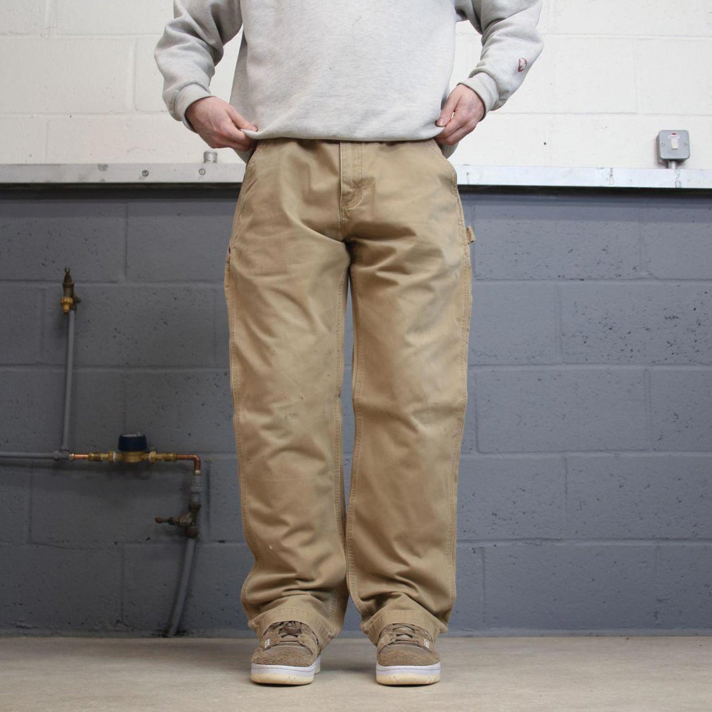 Carhartt carpenter pants W36L32 tan relaxed 90s style cargos