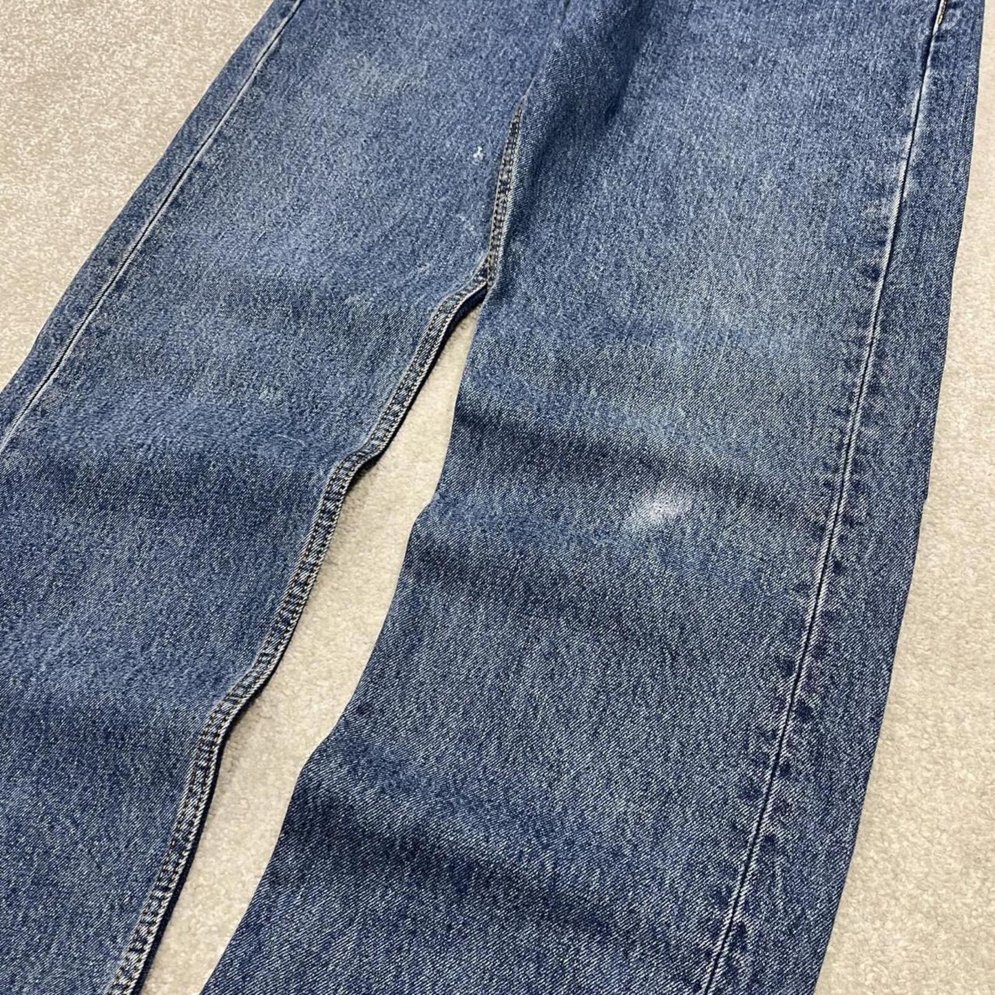 Y2k Levi's 505 jeans blue Straight leg denim pants red tab logo