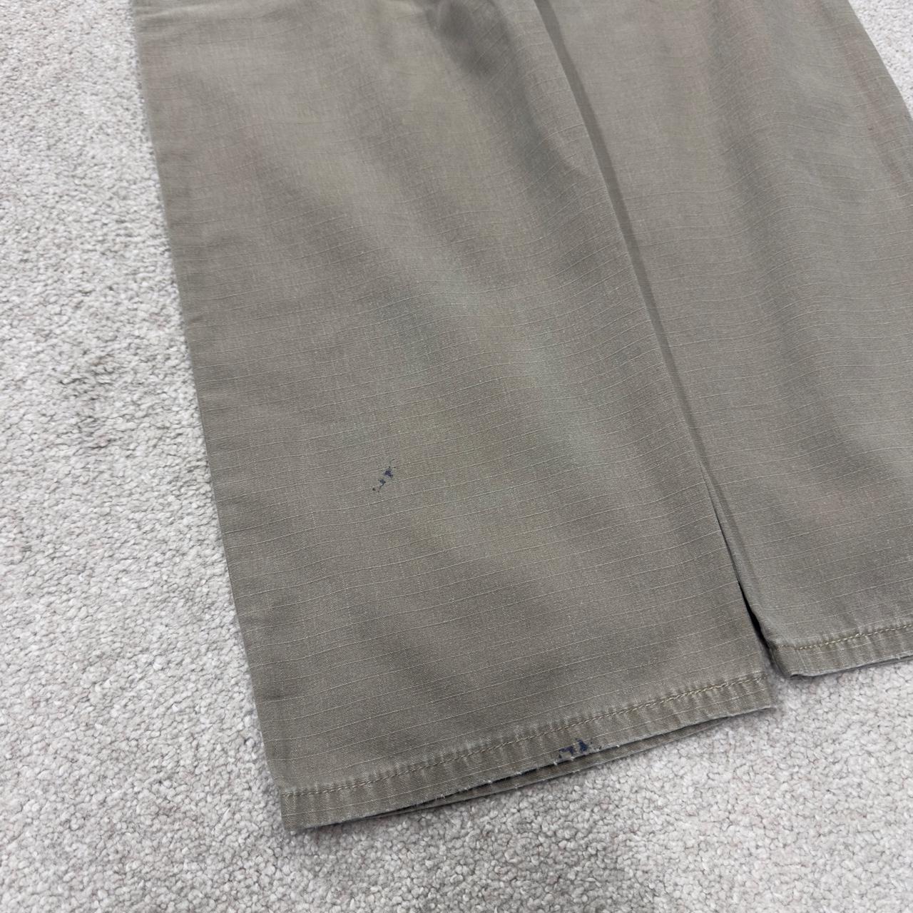 wrangler carpenter pants y2k cargo khaki Loose leg 2000s style canvasy skater work pants